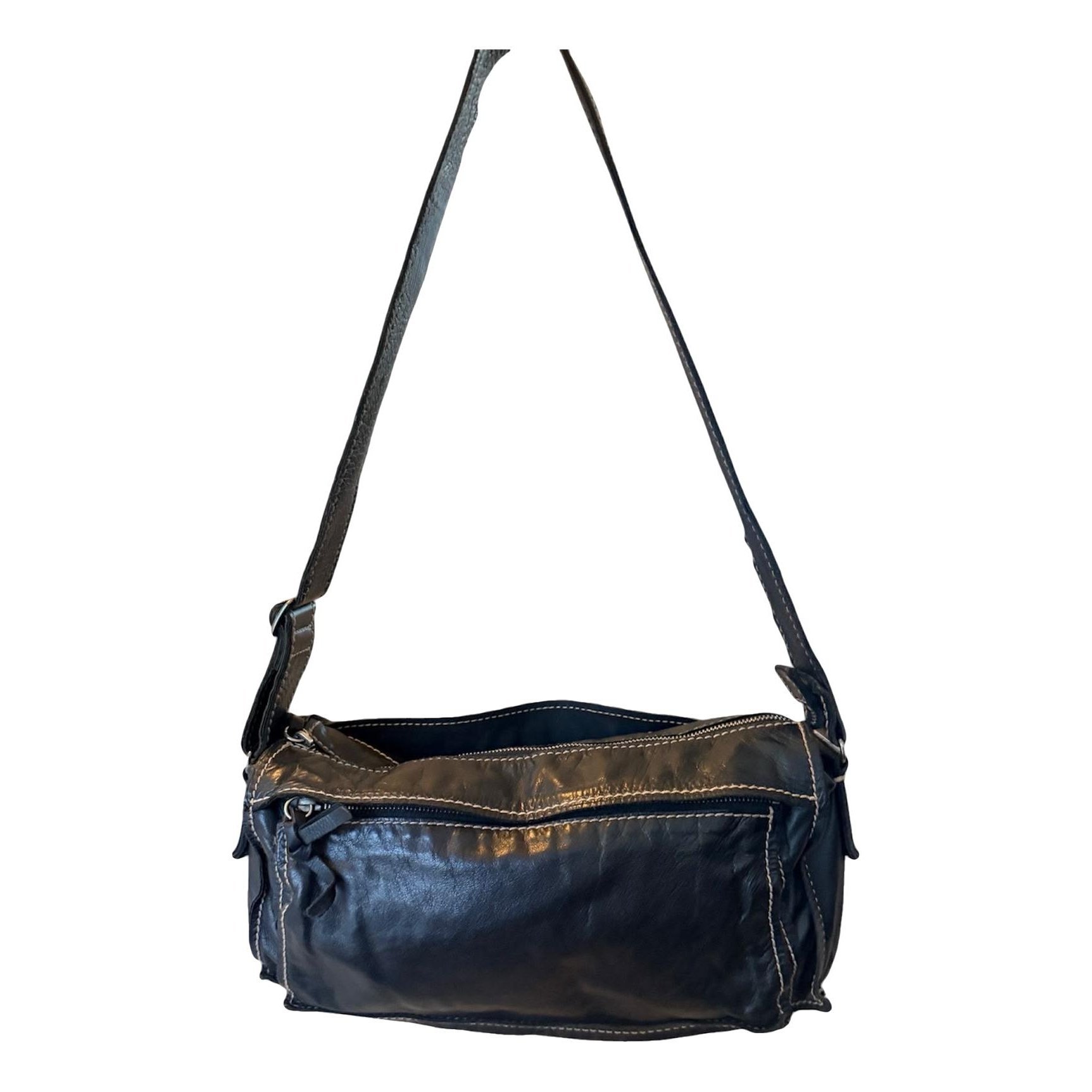 Leather handbag