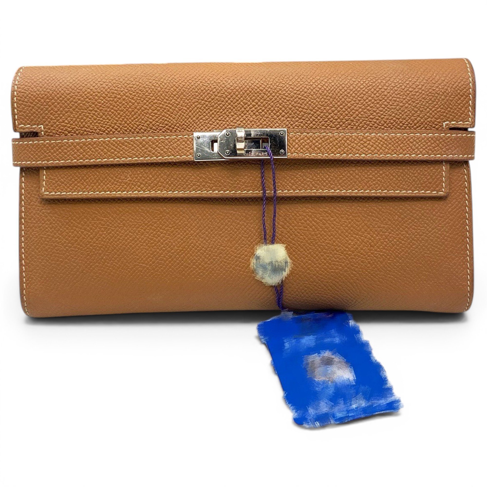 Kelly to go leather clutch bag