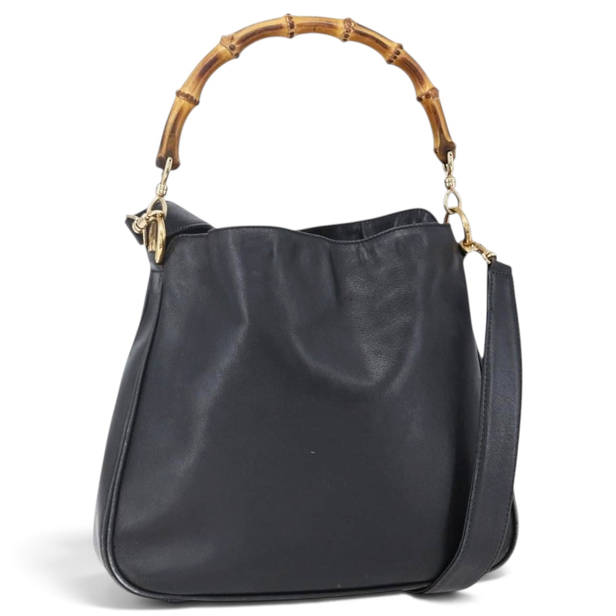Gucci B leather handbag