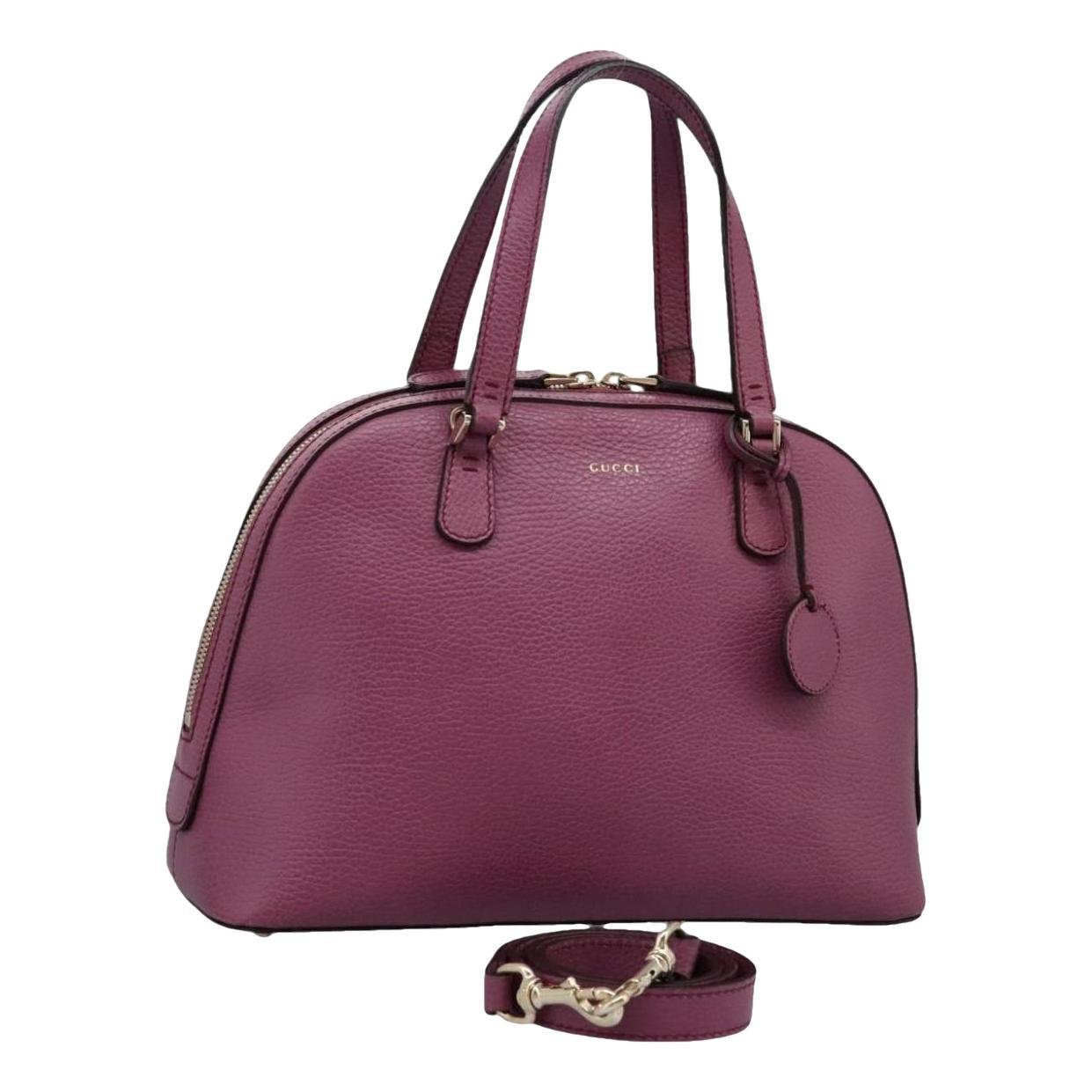 Leather handbag