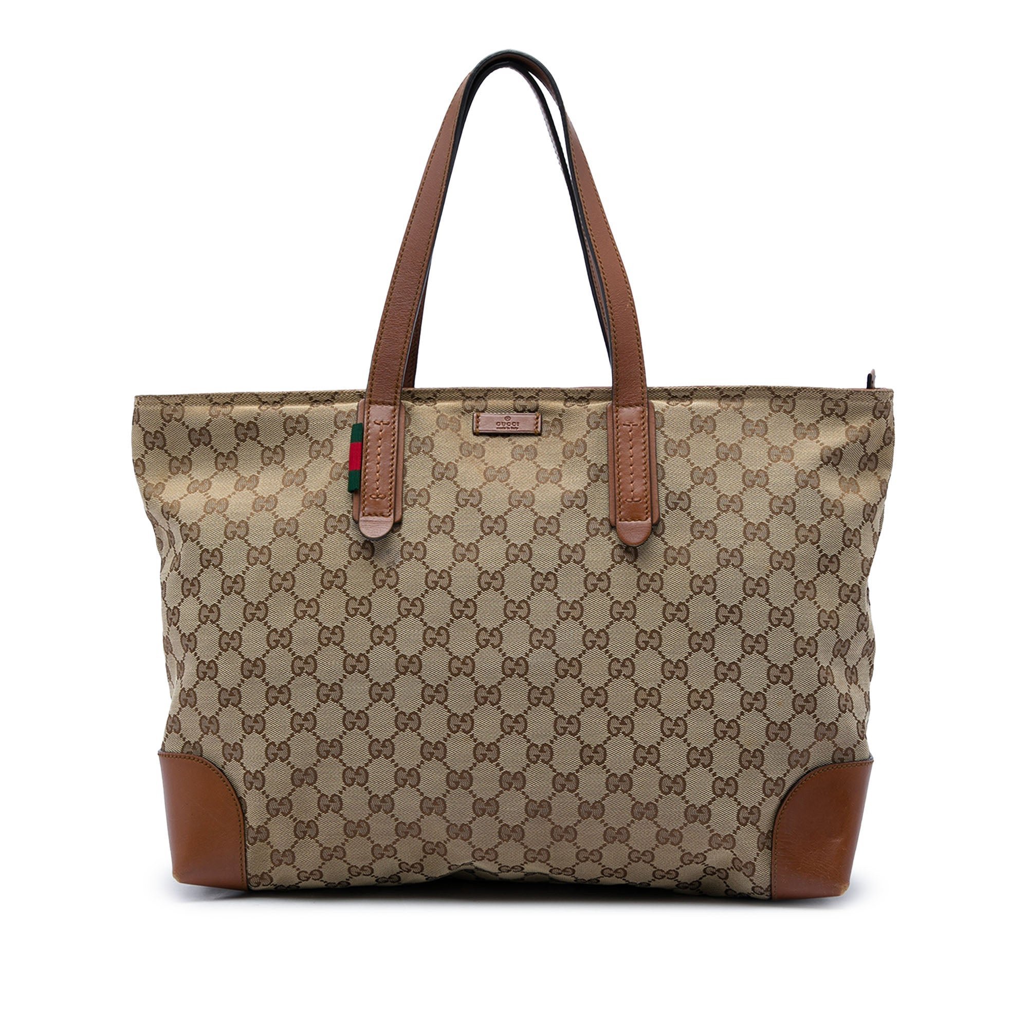 Gucci B leather handbag