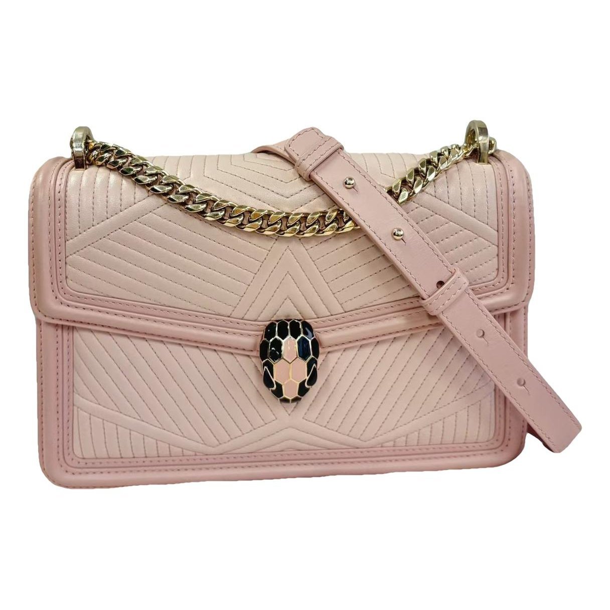 Serpenti leather tote