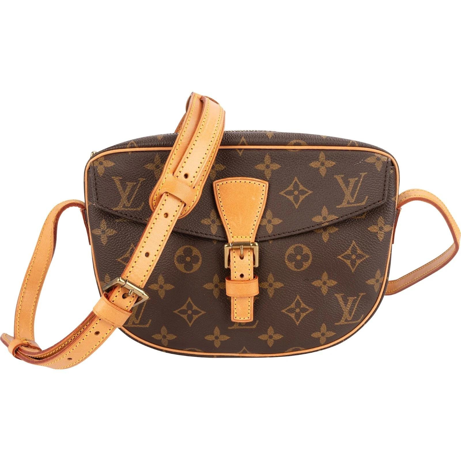 Jeune fille leather crossbody bag