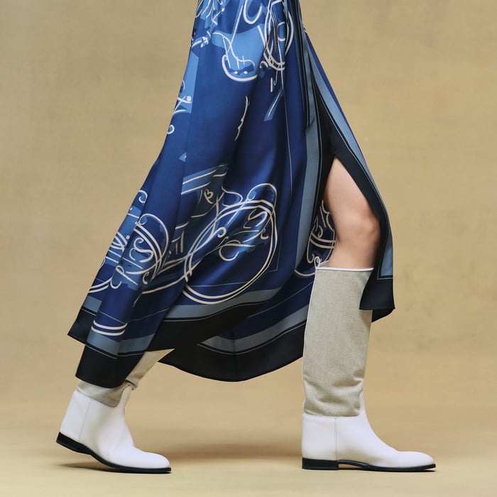 Bleu Lagune "Ex-libris a Main Levee" Caftan