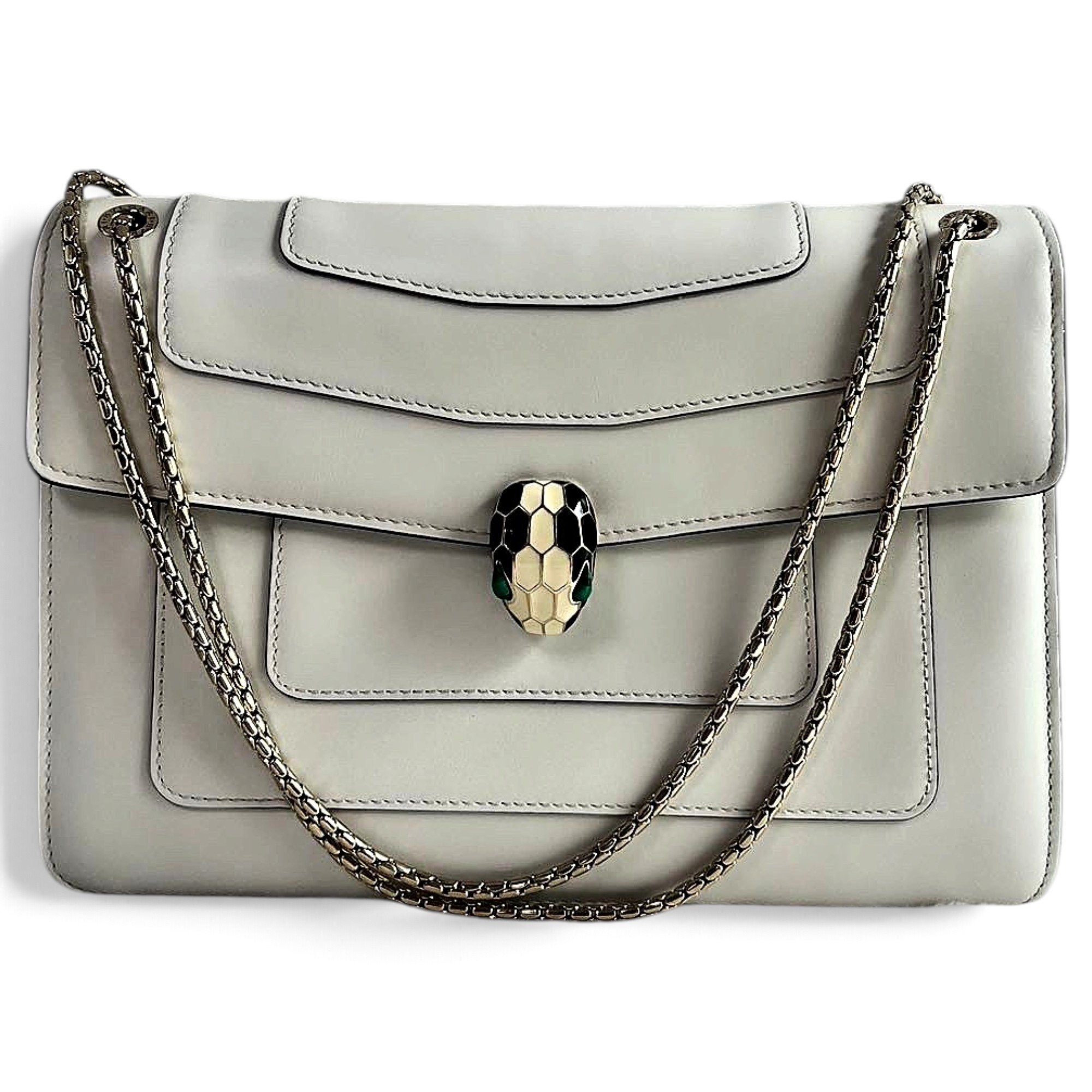 Bvlgari Serpenti leather crossbody bag