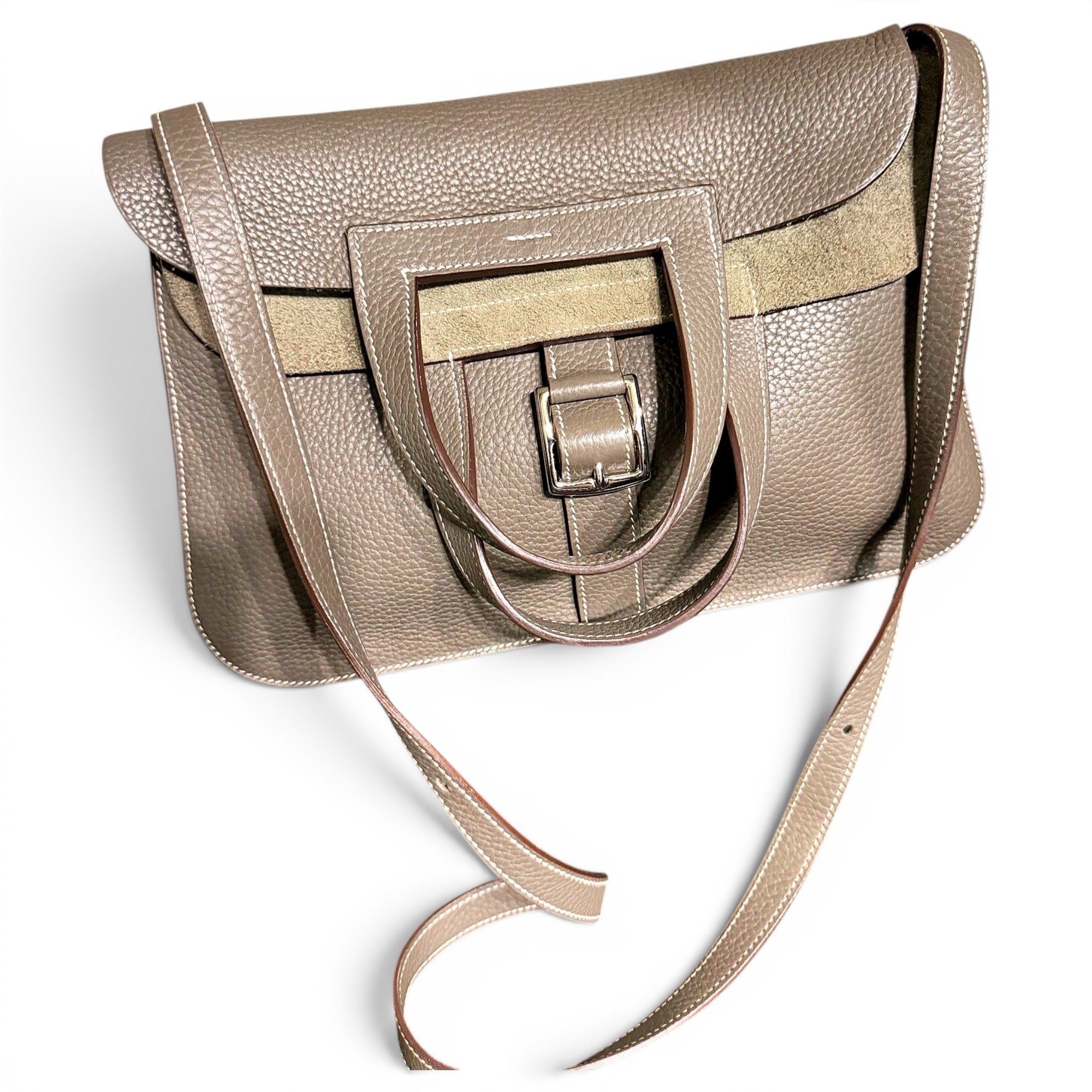Halzan leather handbag