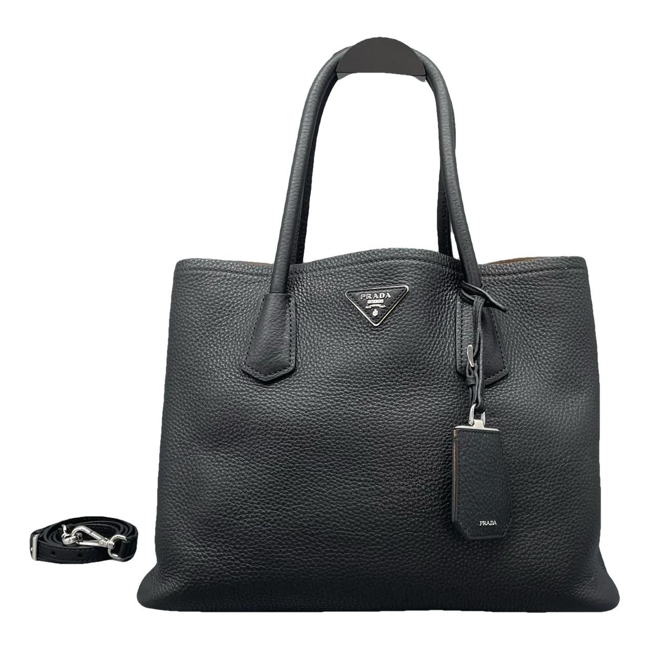 Leather tote