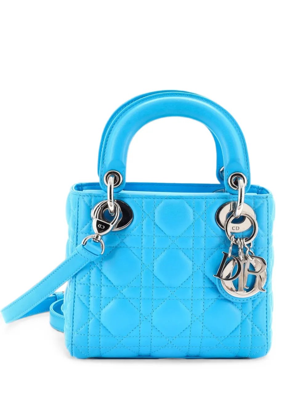 Lady Dior Bag Cannage Quilt Lambskin Mini satchel