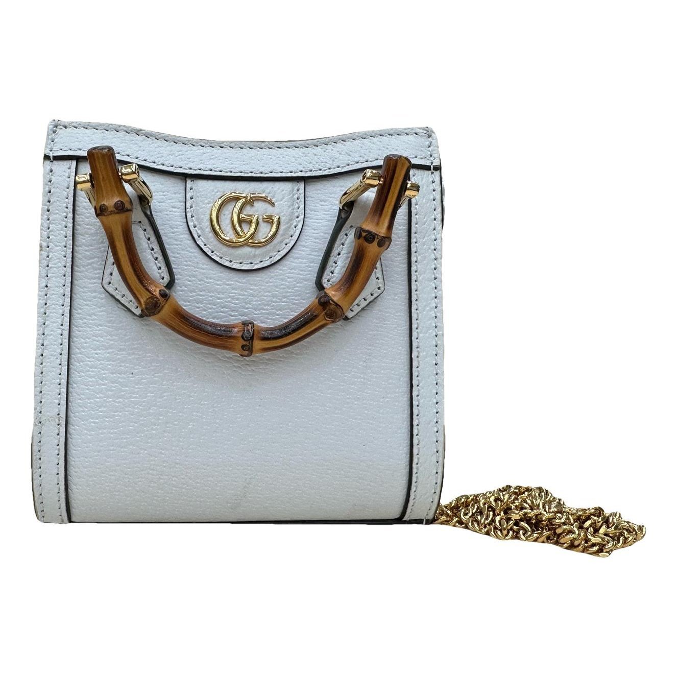 Diana Bamboo leather handbag