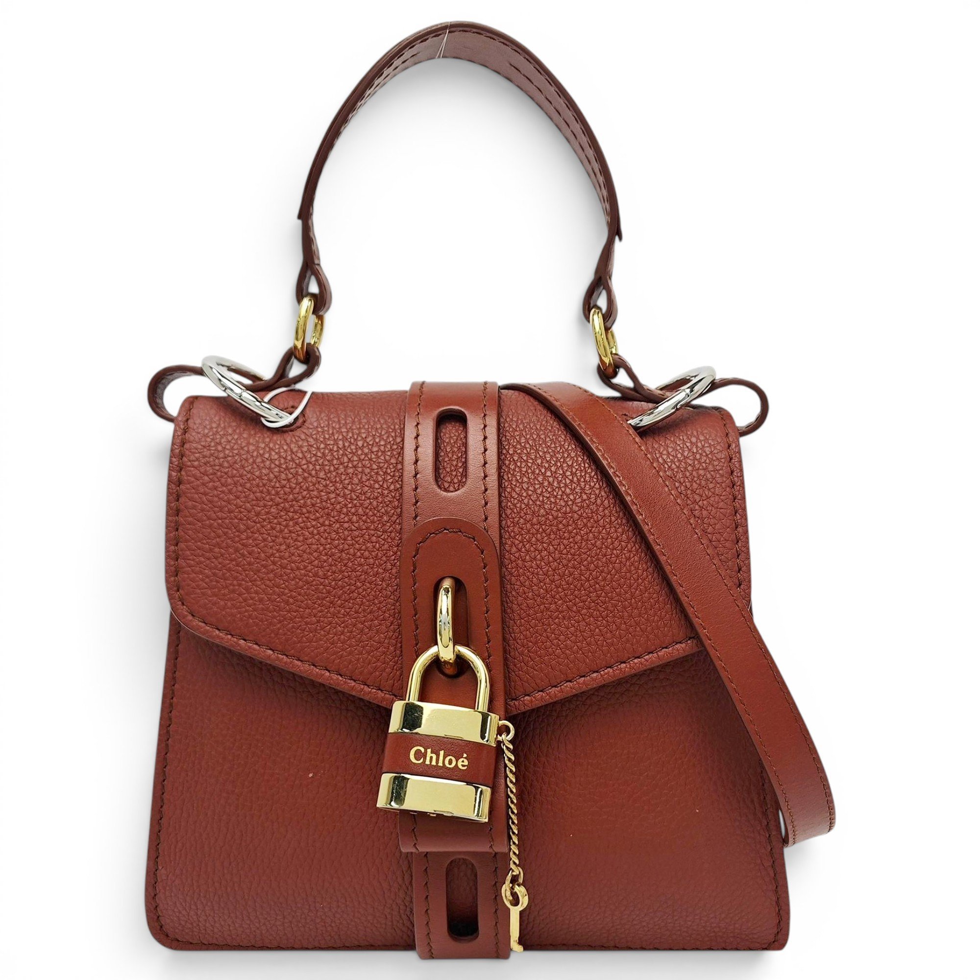 Aby leather handbag