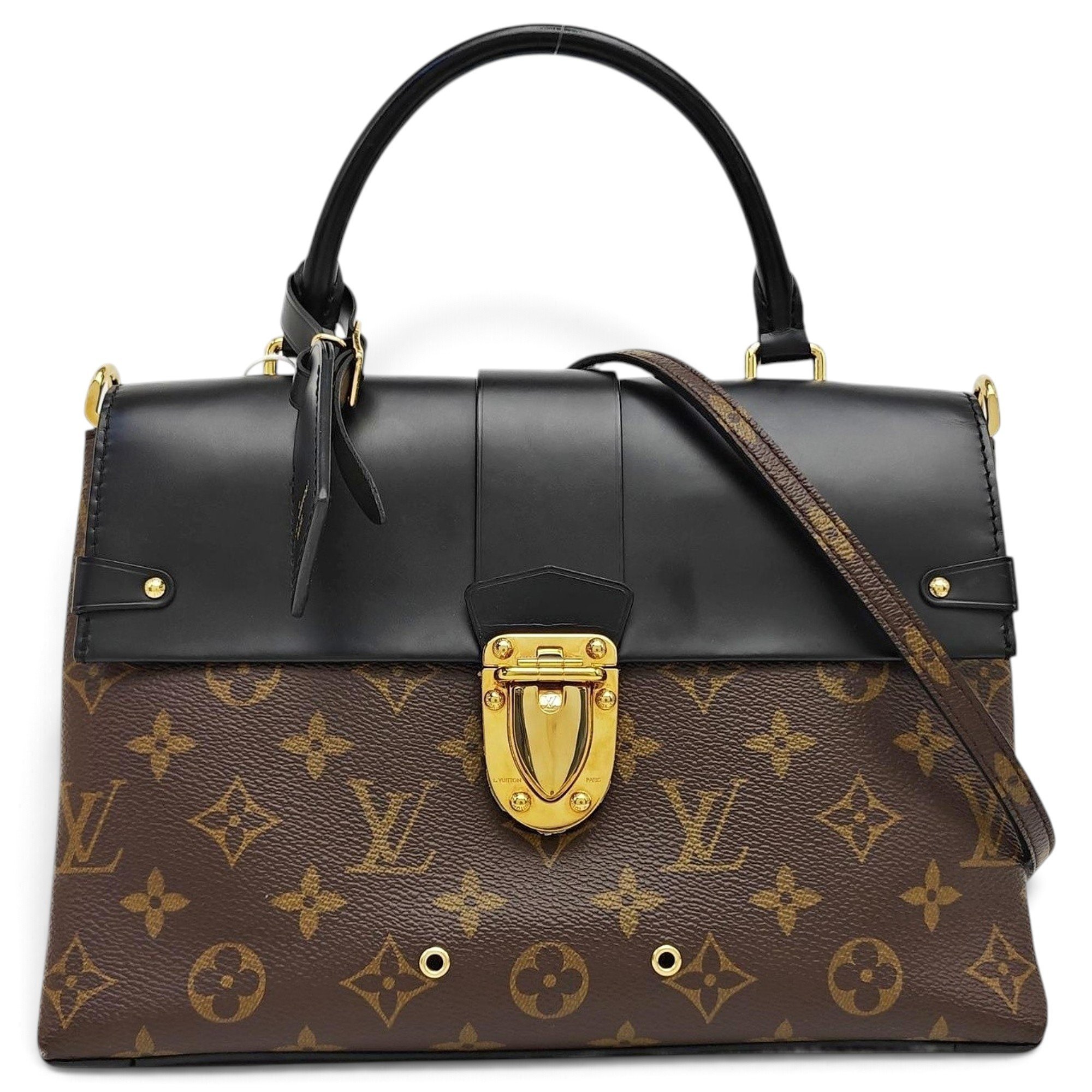One Handle very leather handbag