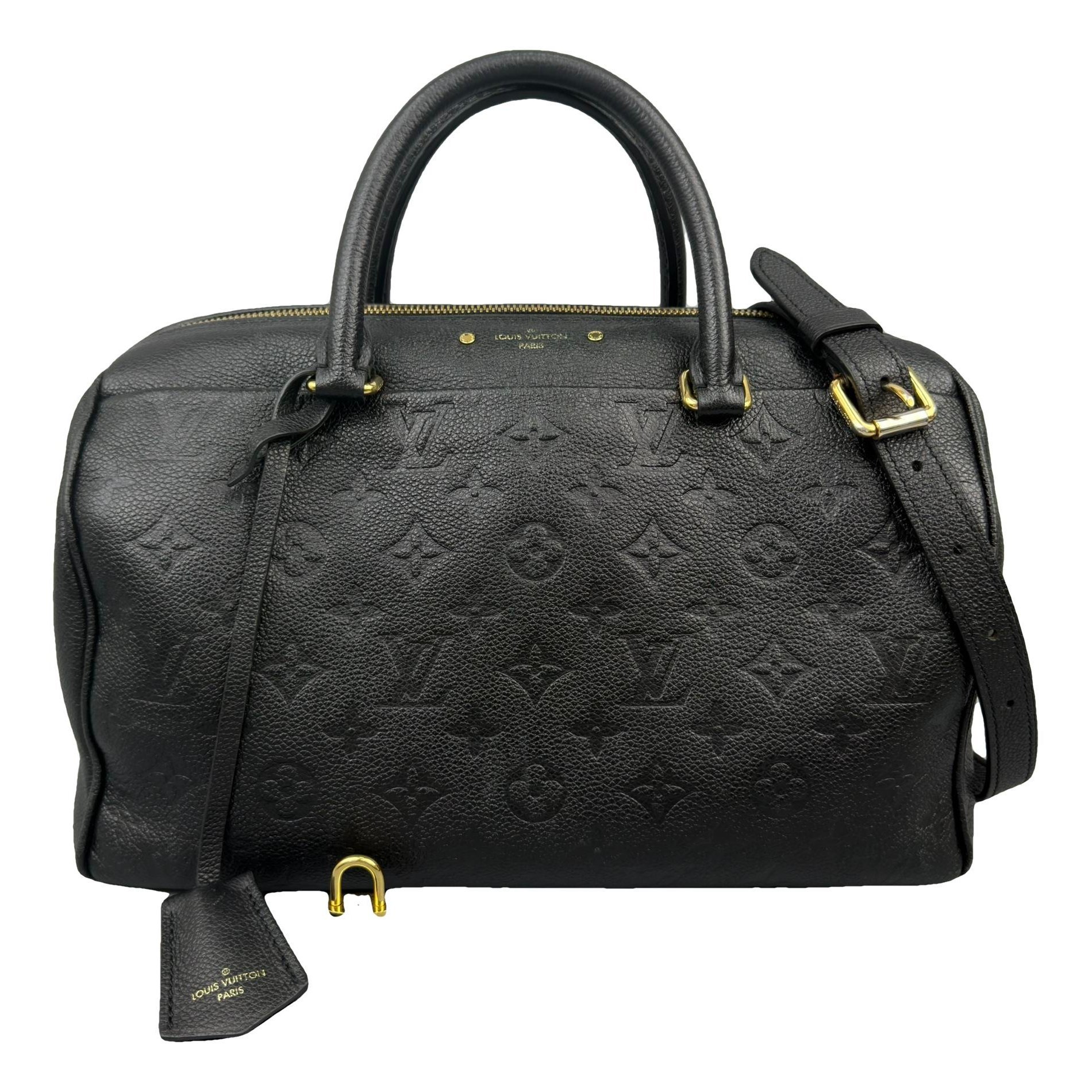 Speedy leather handbag