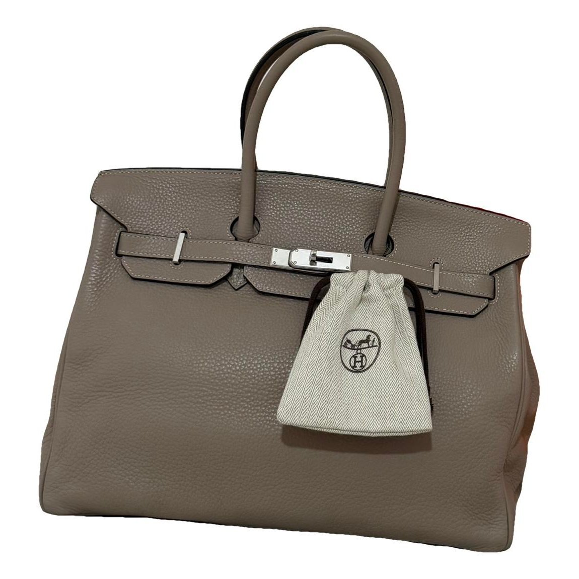 Hermes Birkin 35 Handbag Etoupe