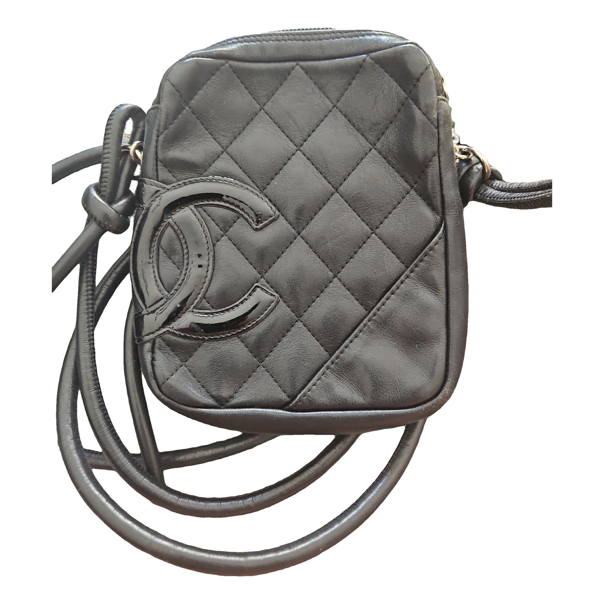 Leather clutch bag