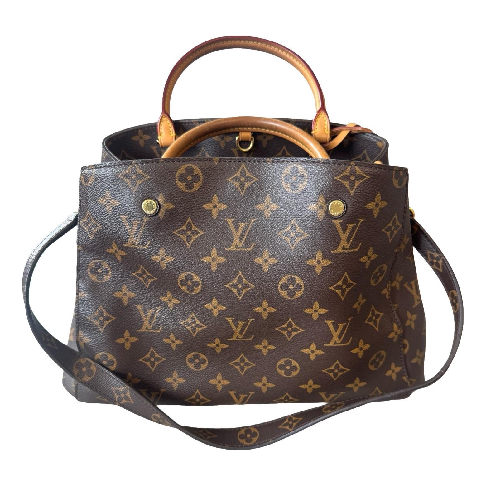 Louis Vuitton Montaigne cloth handbag