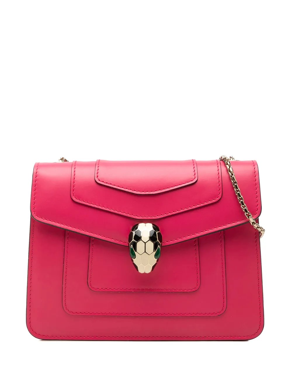 2010-2026 Small Leather Square Serpenti Forever Chain crossbody bag