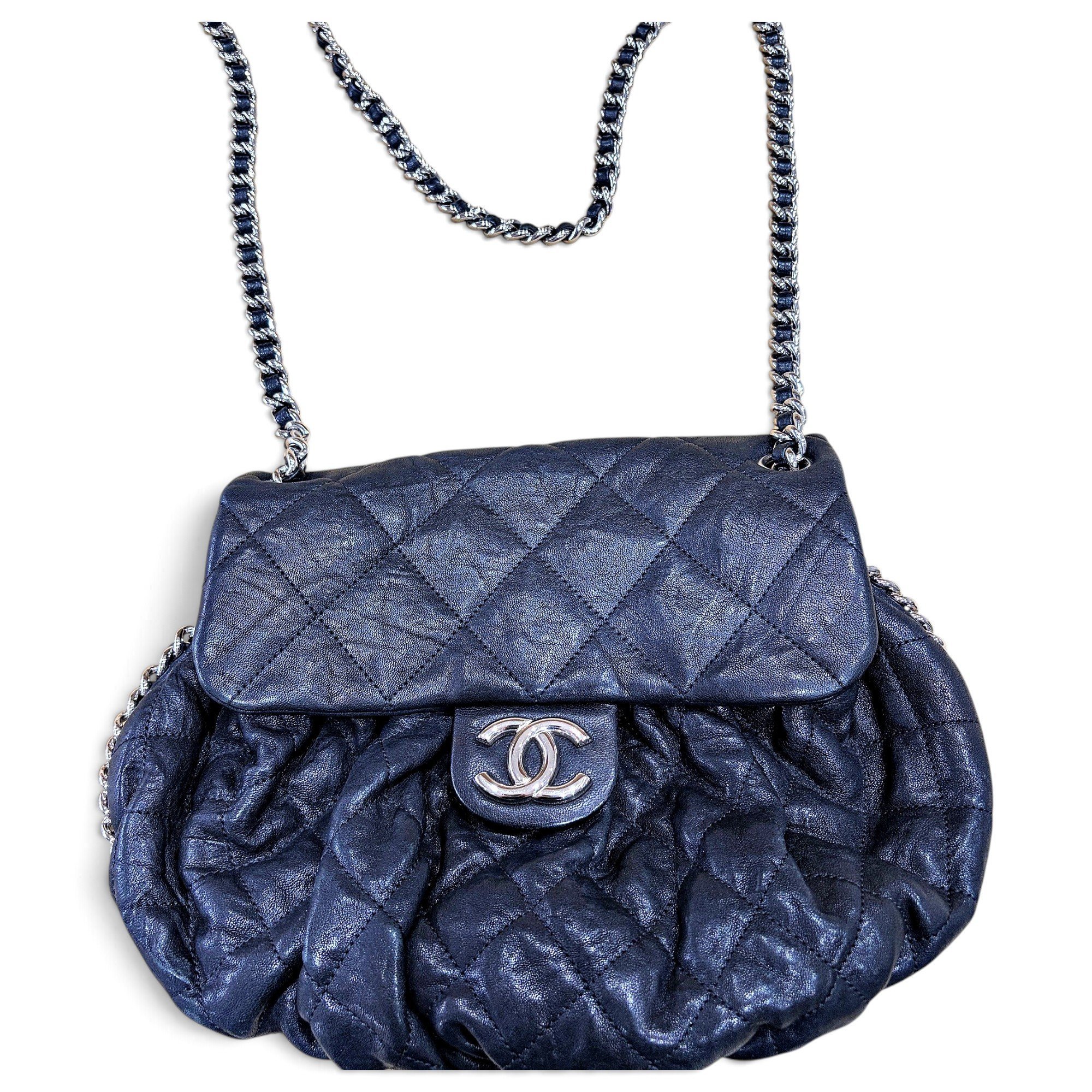 Chain Around leather crossbody bag