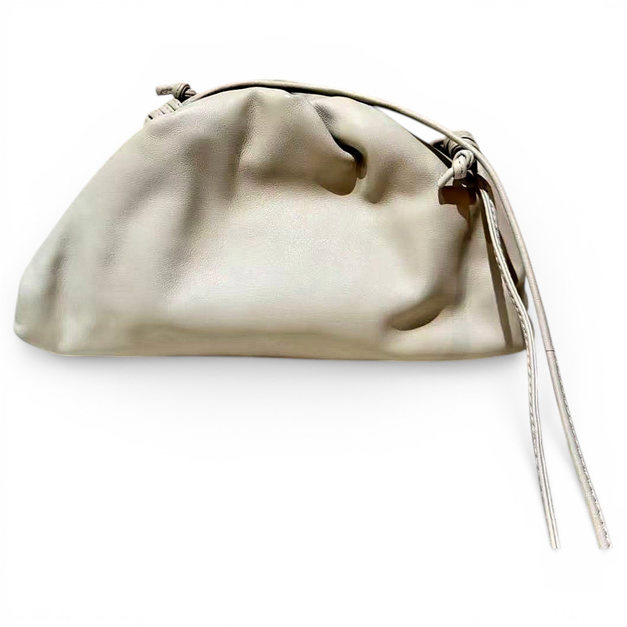 Pouch leather crossbody bag