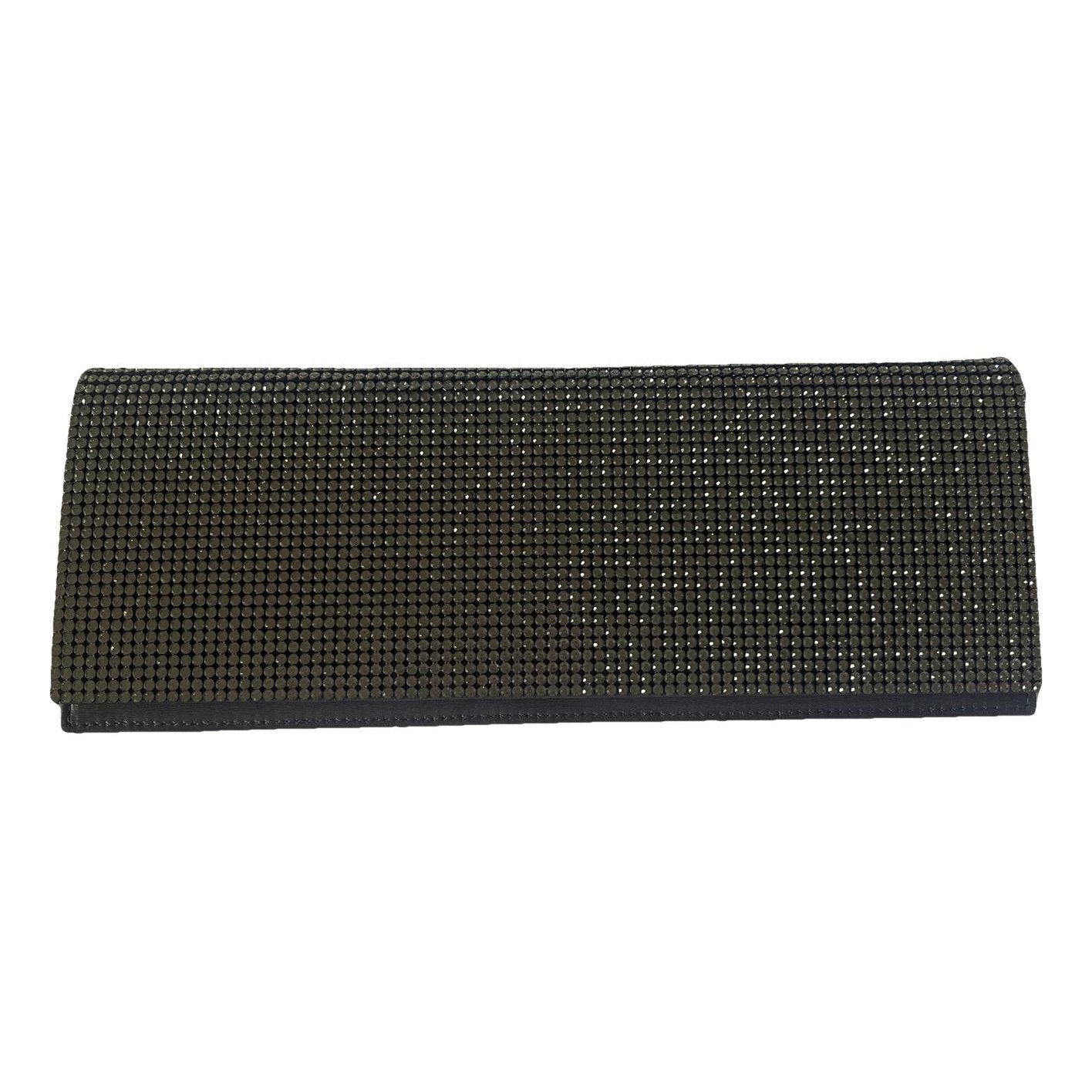 Glitter clutch bag