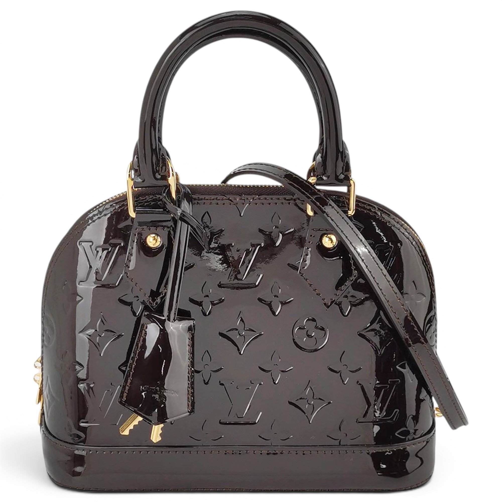 Alma BB patent leather handbag