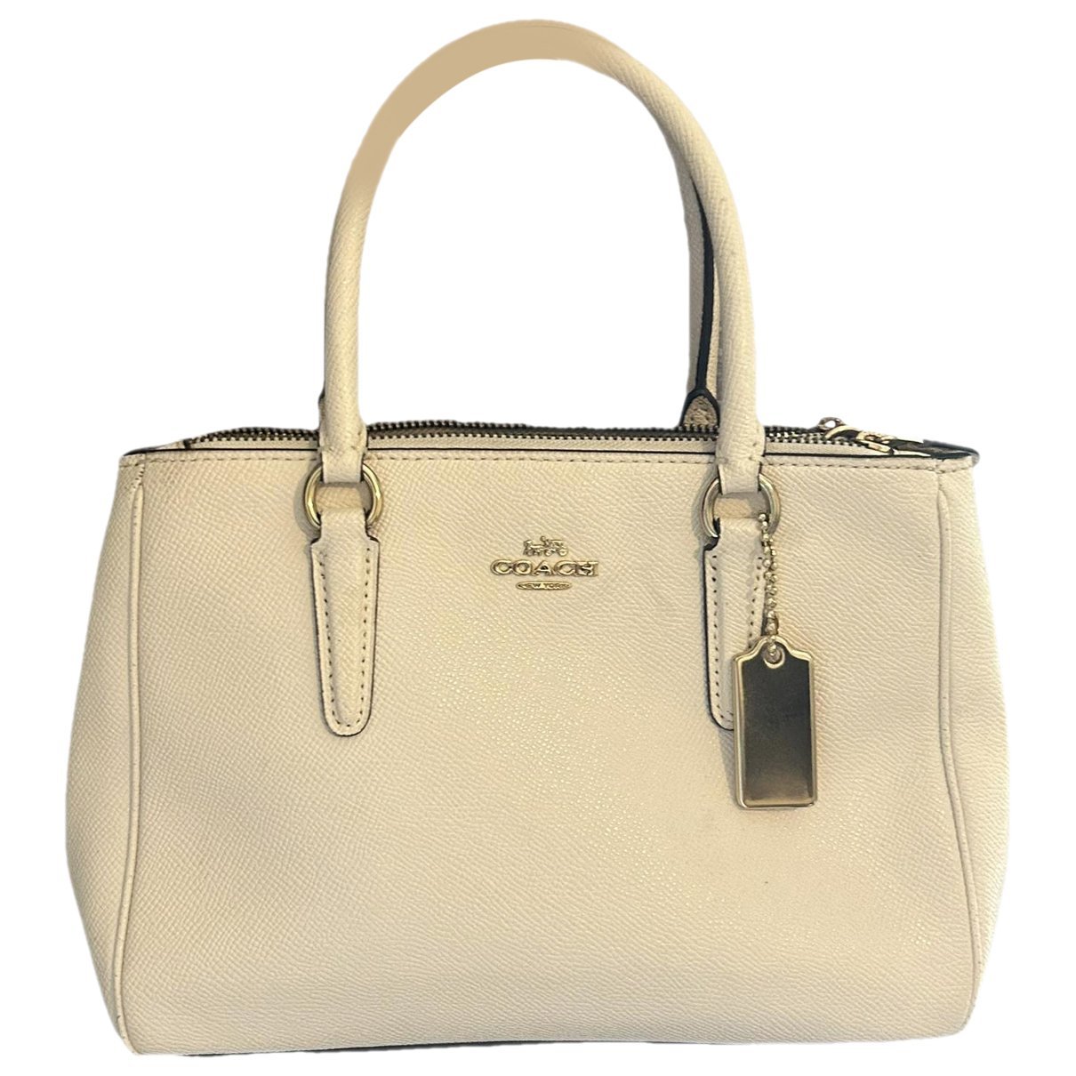 Coach Crossgrain Kitt Carry All leather handbag