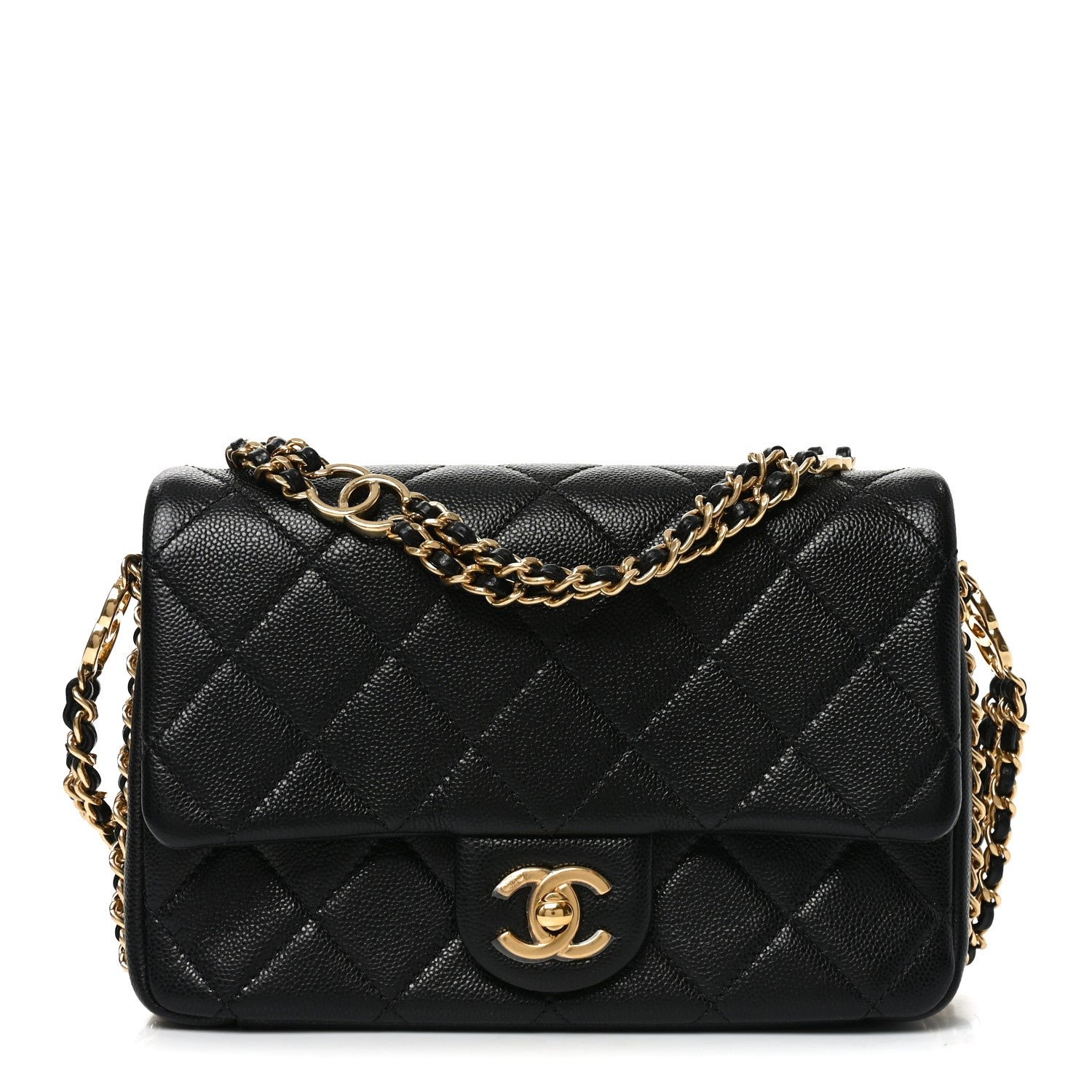 Chanel Caviar Quilted Mini CC You Flap Black