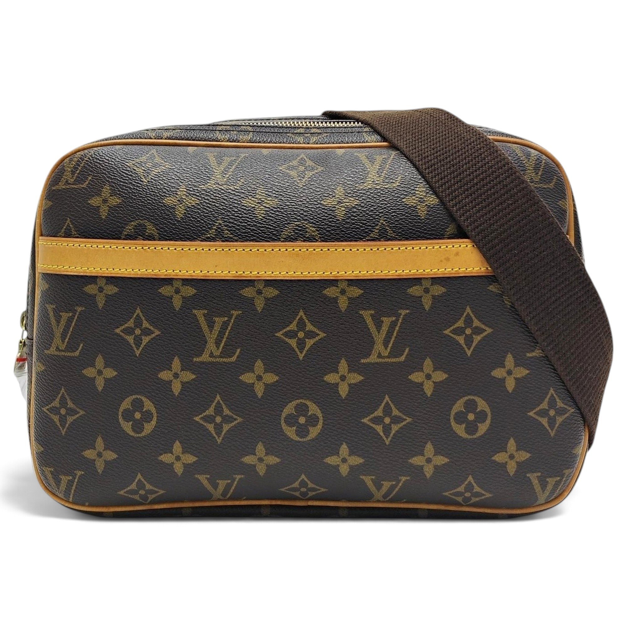 Reporter leather handbag