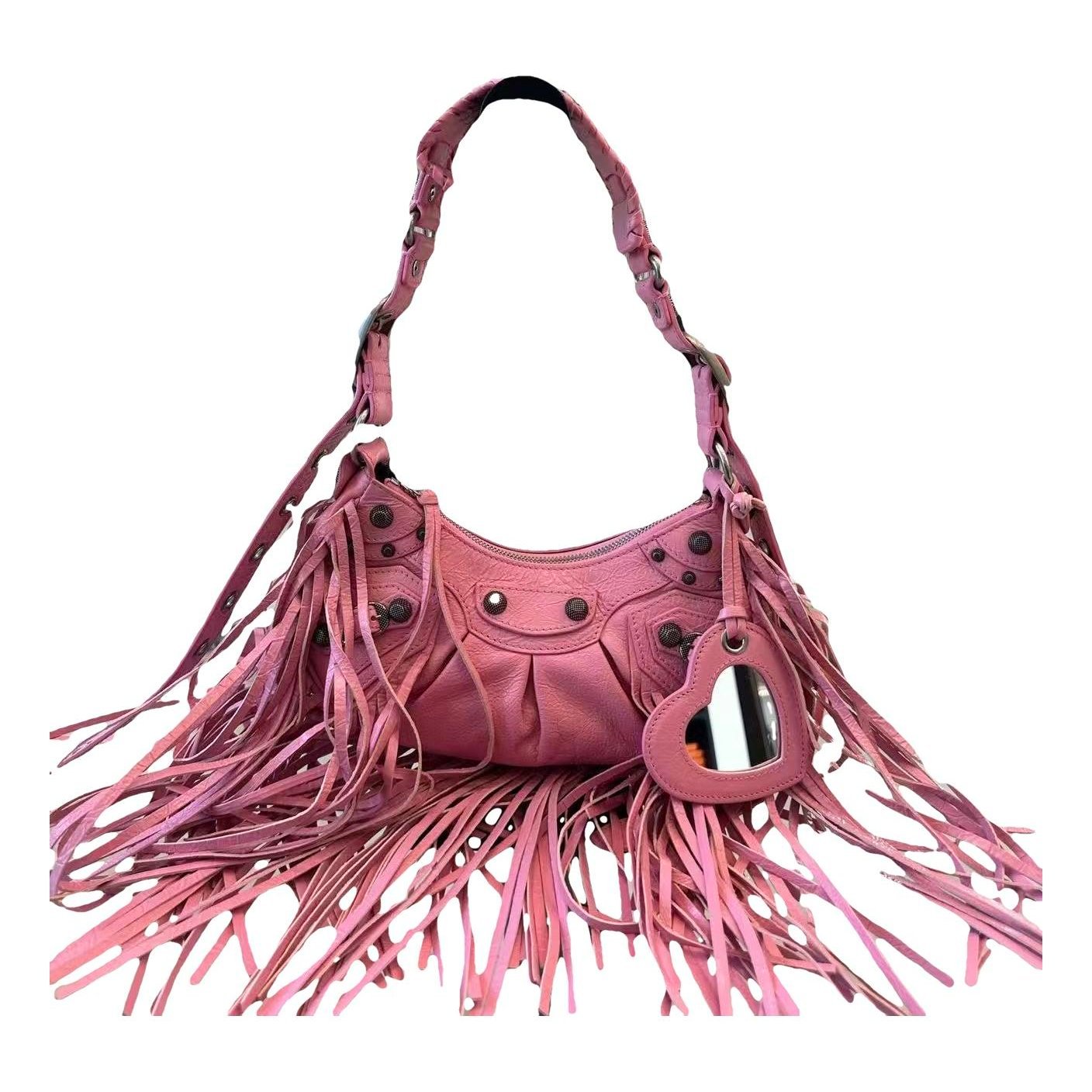 Leather handbag