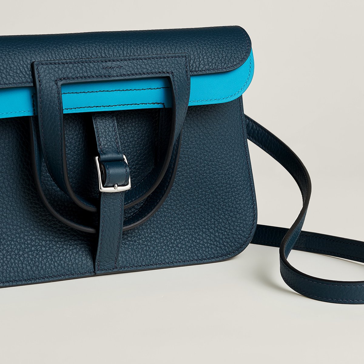 Halzan 25拼色手提包