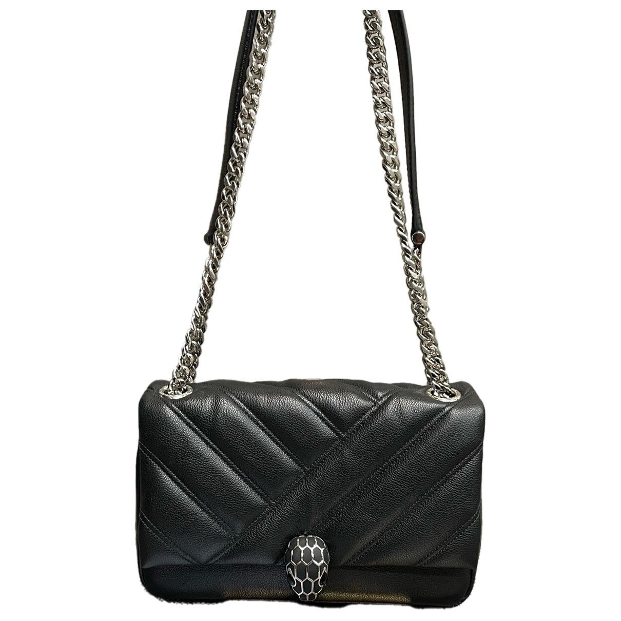 Bvlgari Serpenti leather handbag