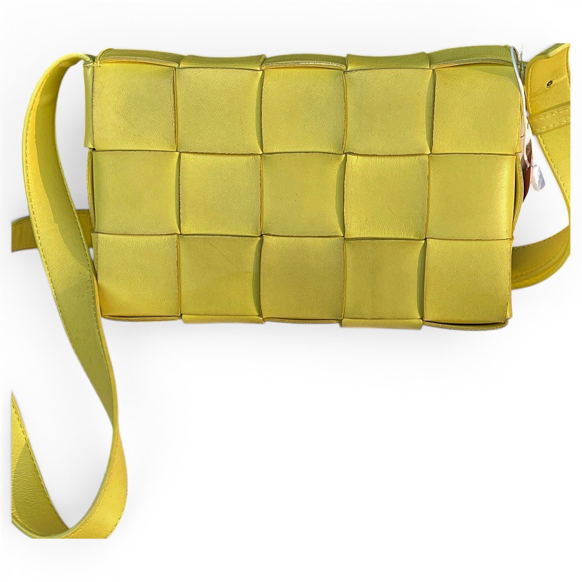 Cassette leather crossbody bag