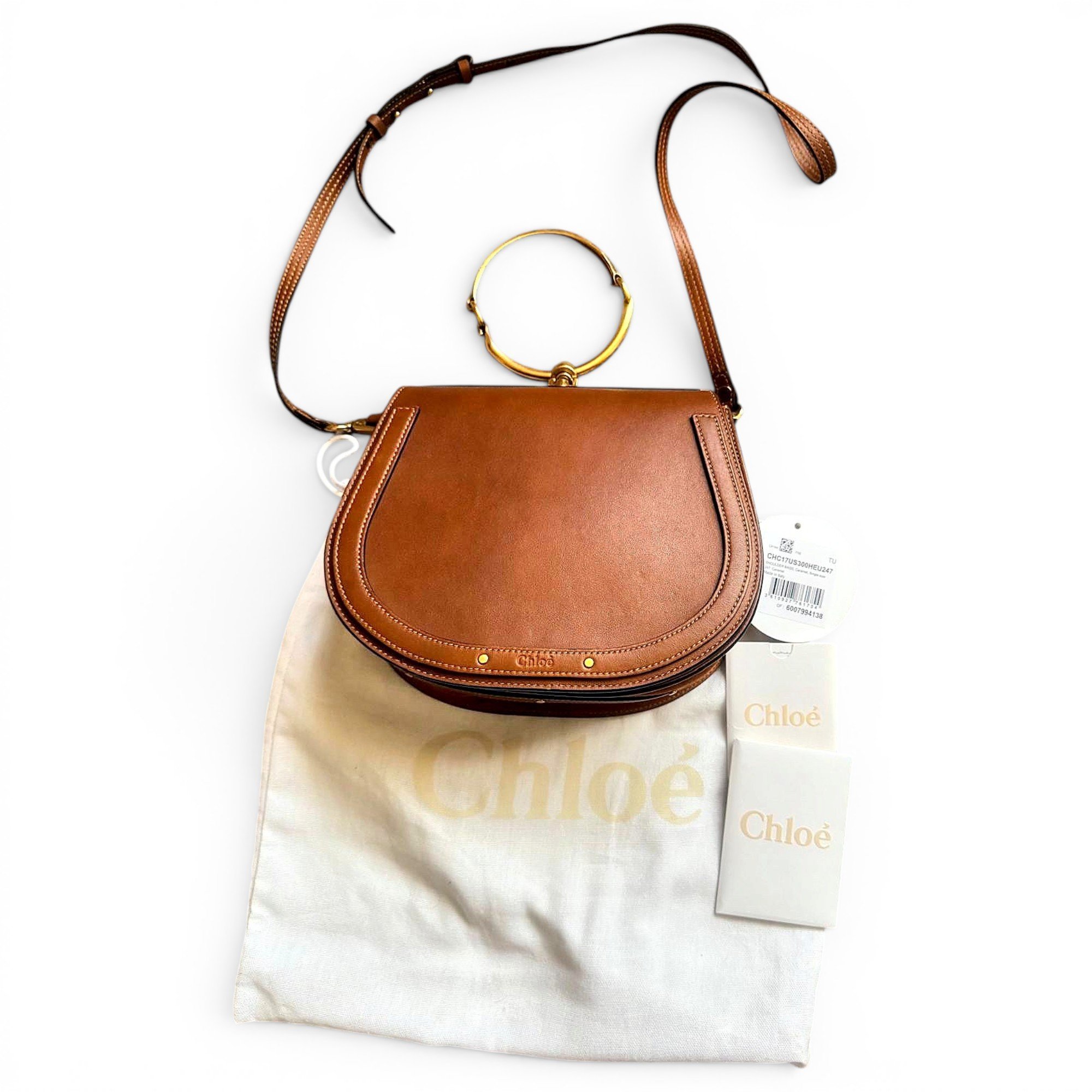 Bracelet Nile leather crossbody bag