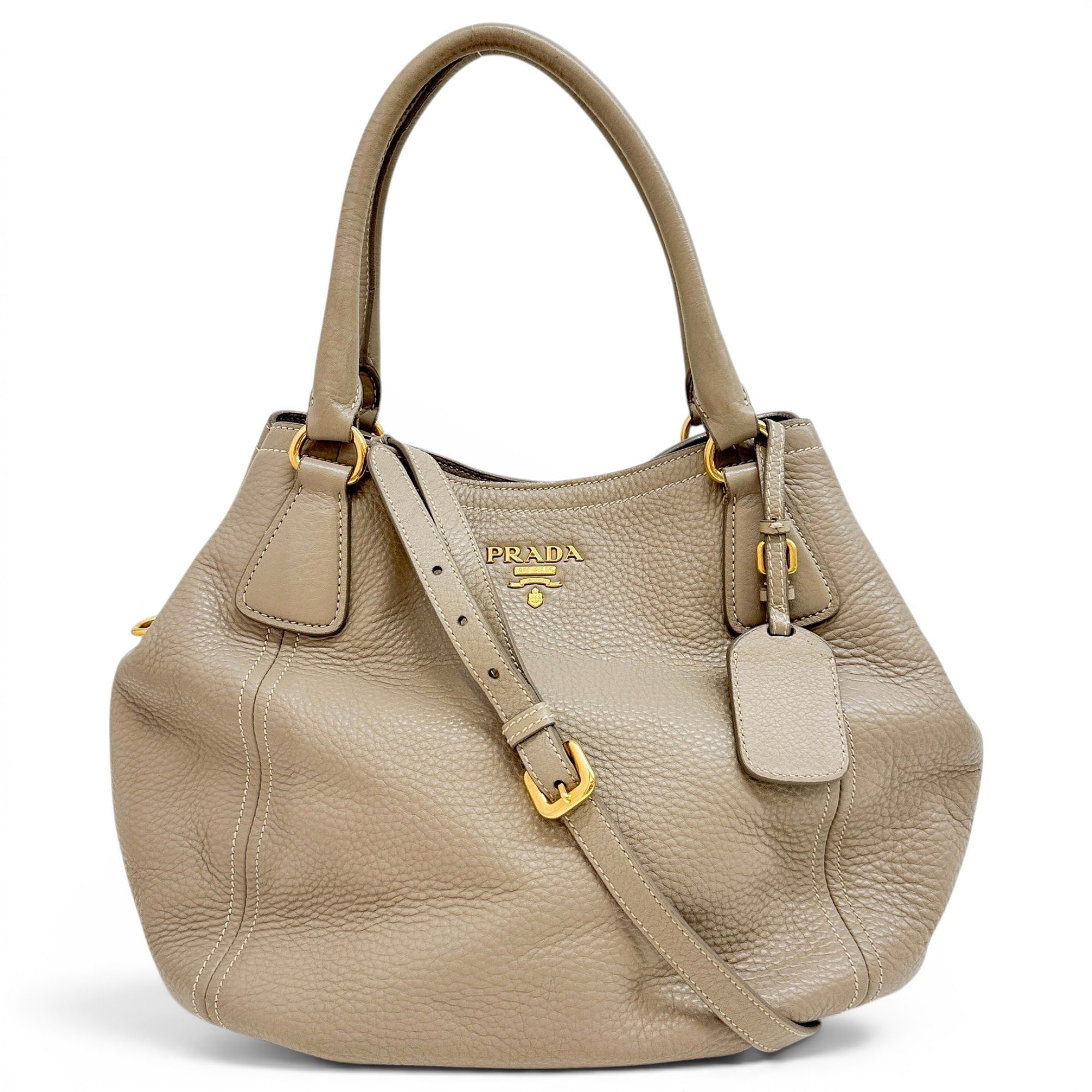 Leather handbag