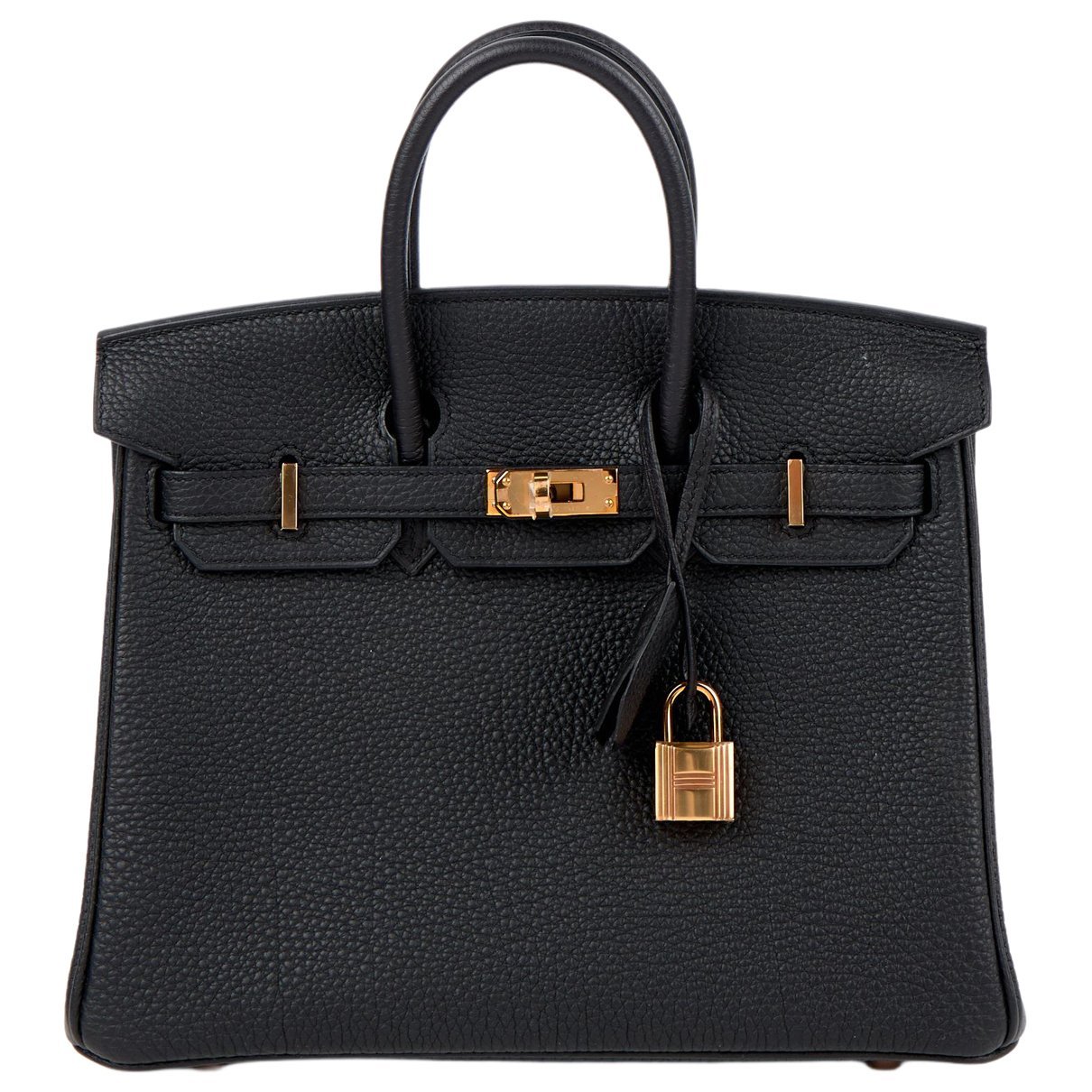Birkin 25 leather handbag