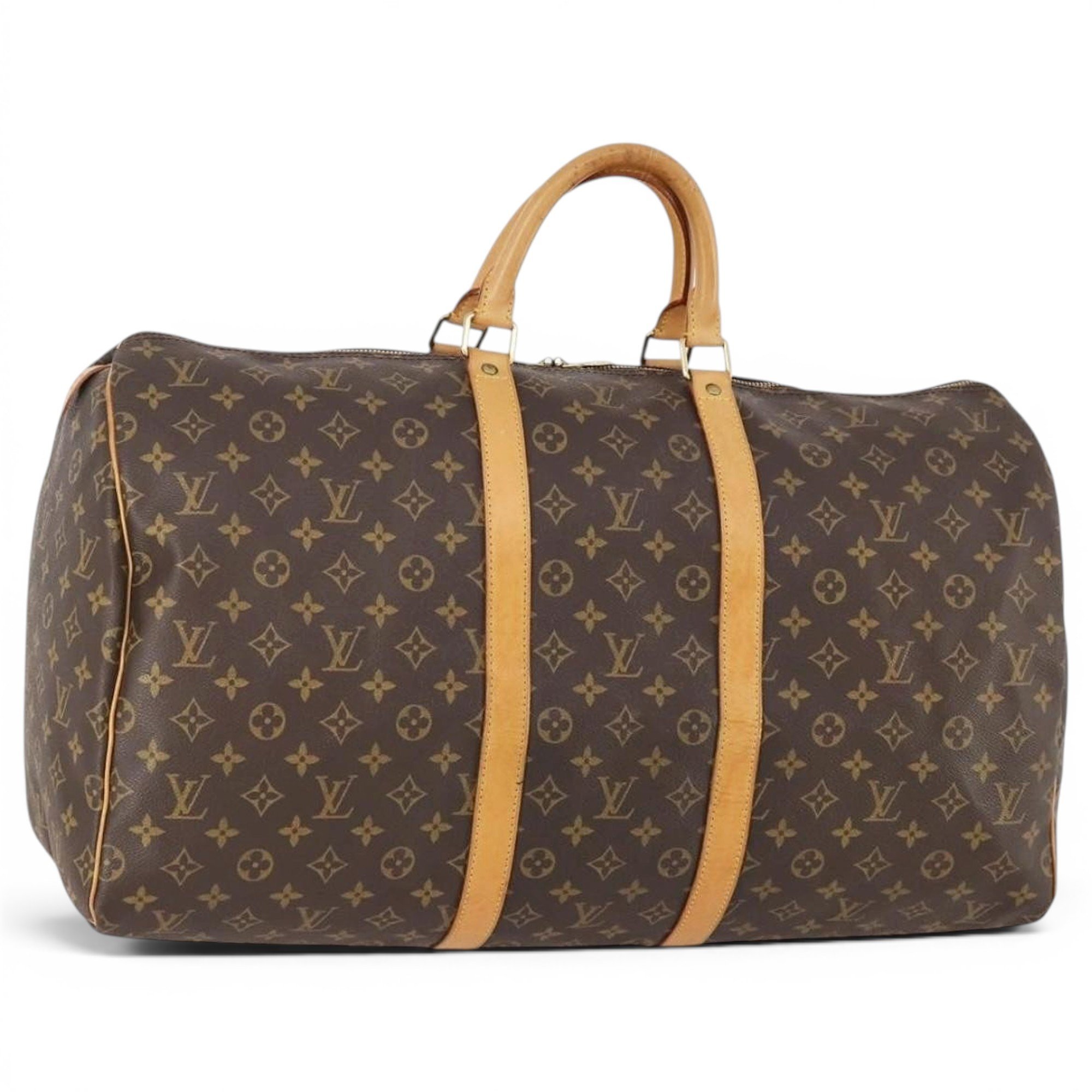 Leather bowling bag