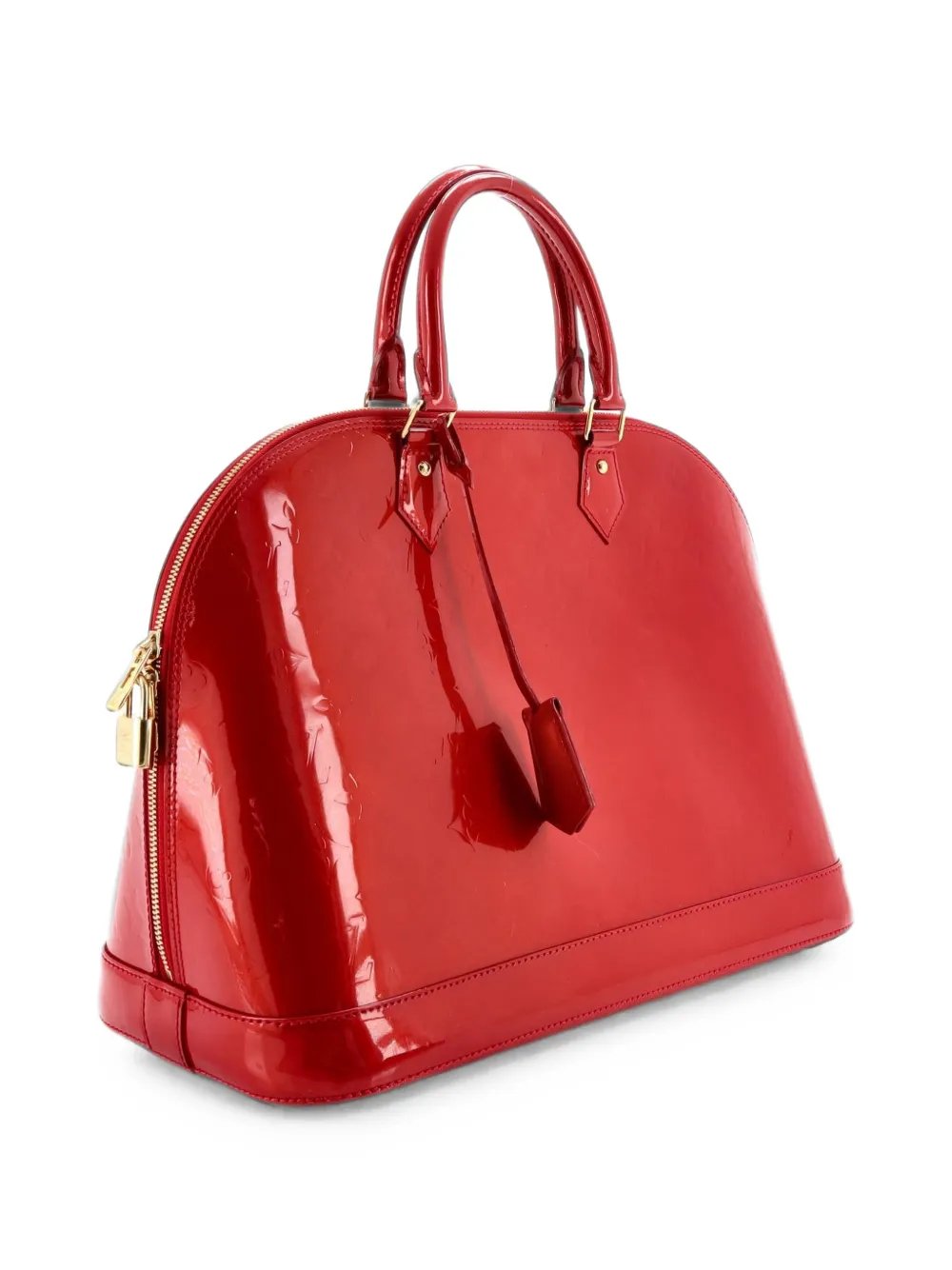 Alma Handbag Monogram Vernis GM satchel