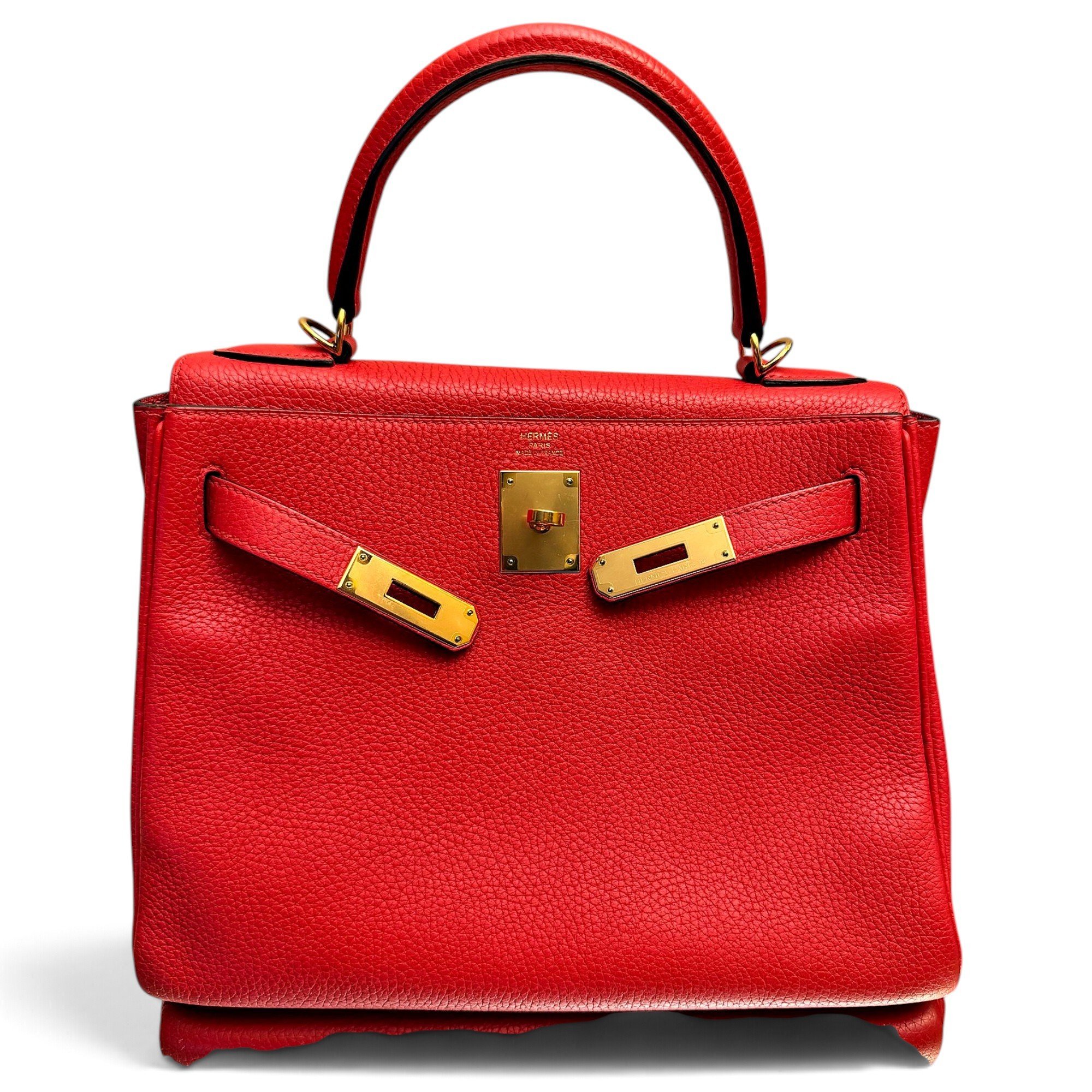 Kelly 28 leather handbag