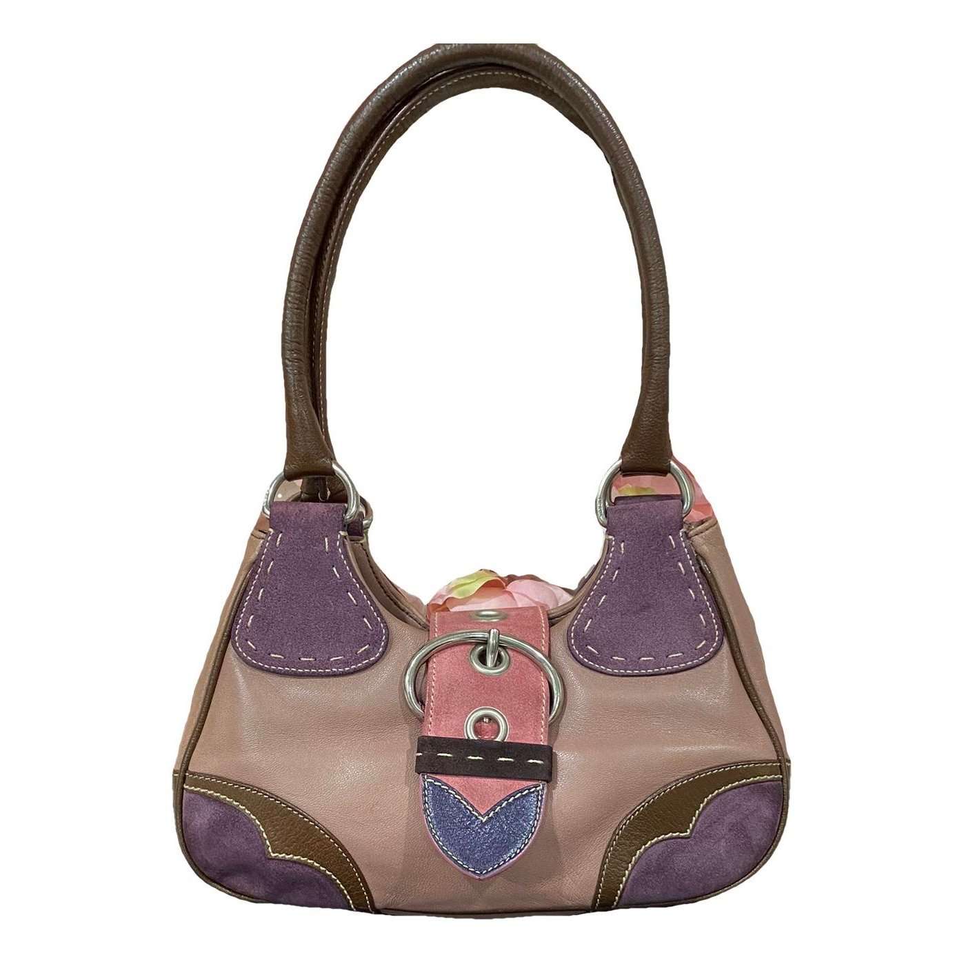 Moon leather handbag