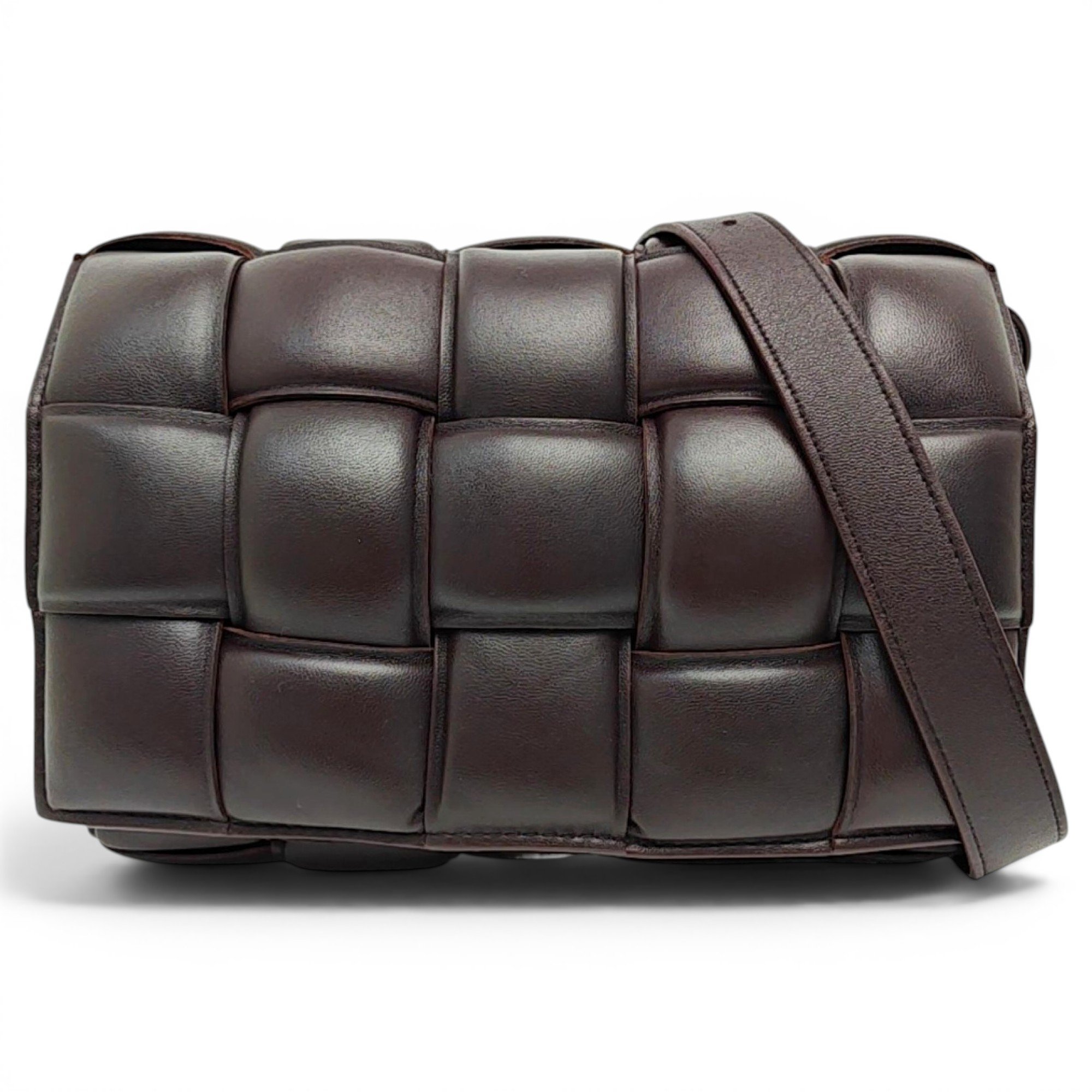 Cassette Padded leather handbag