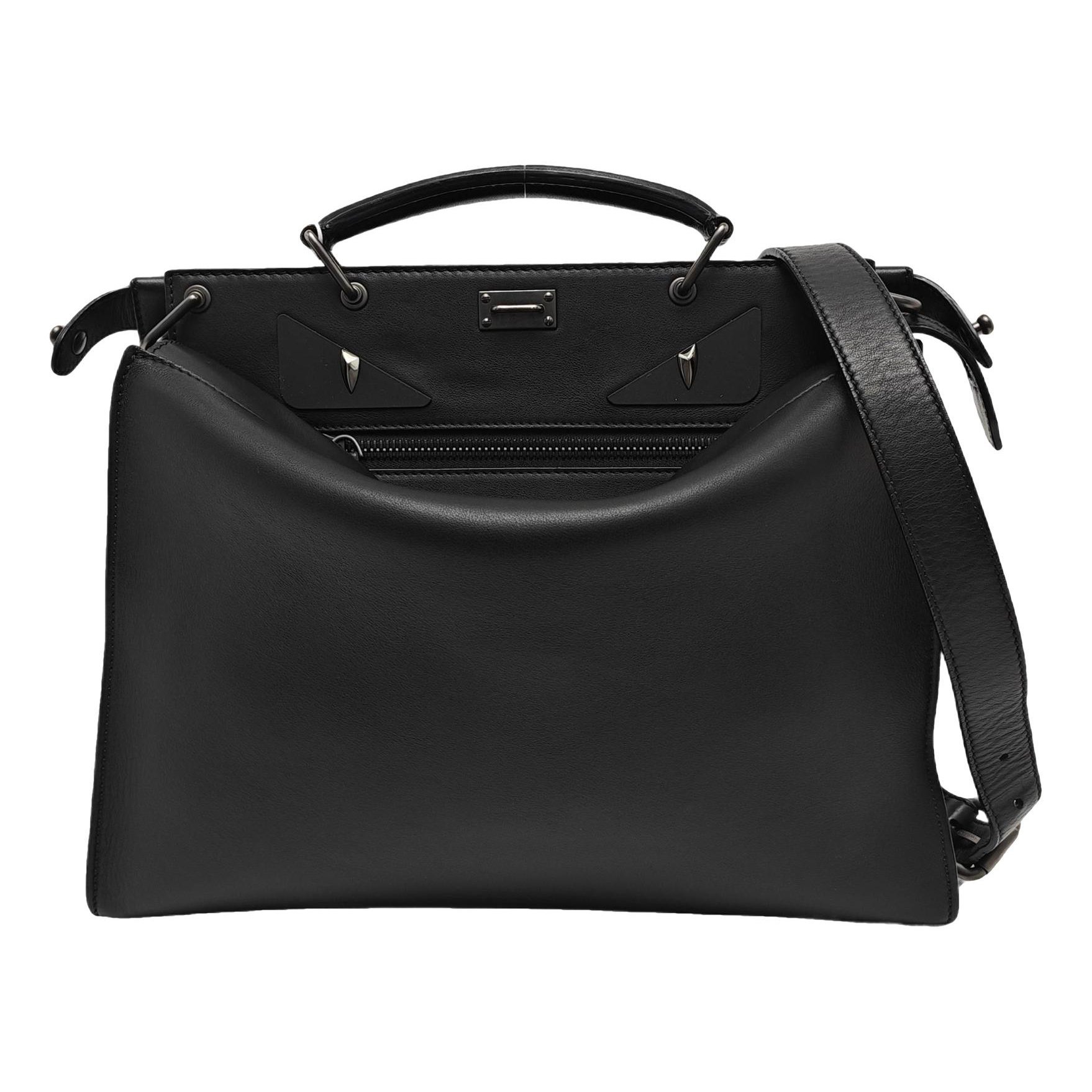 Peekaboo leather handbag