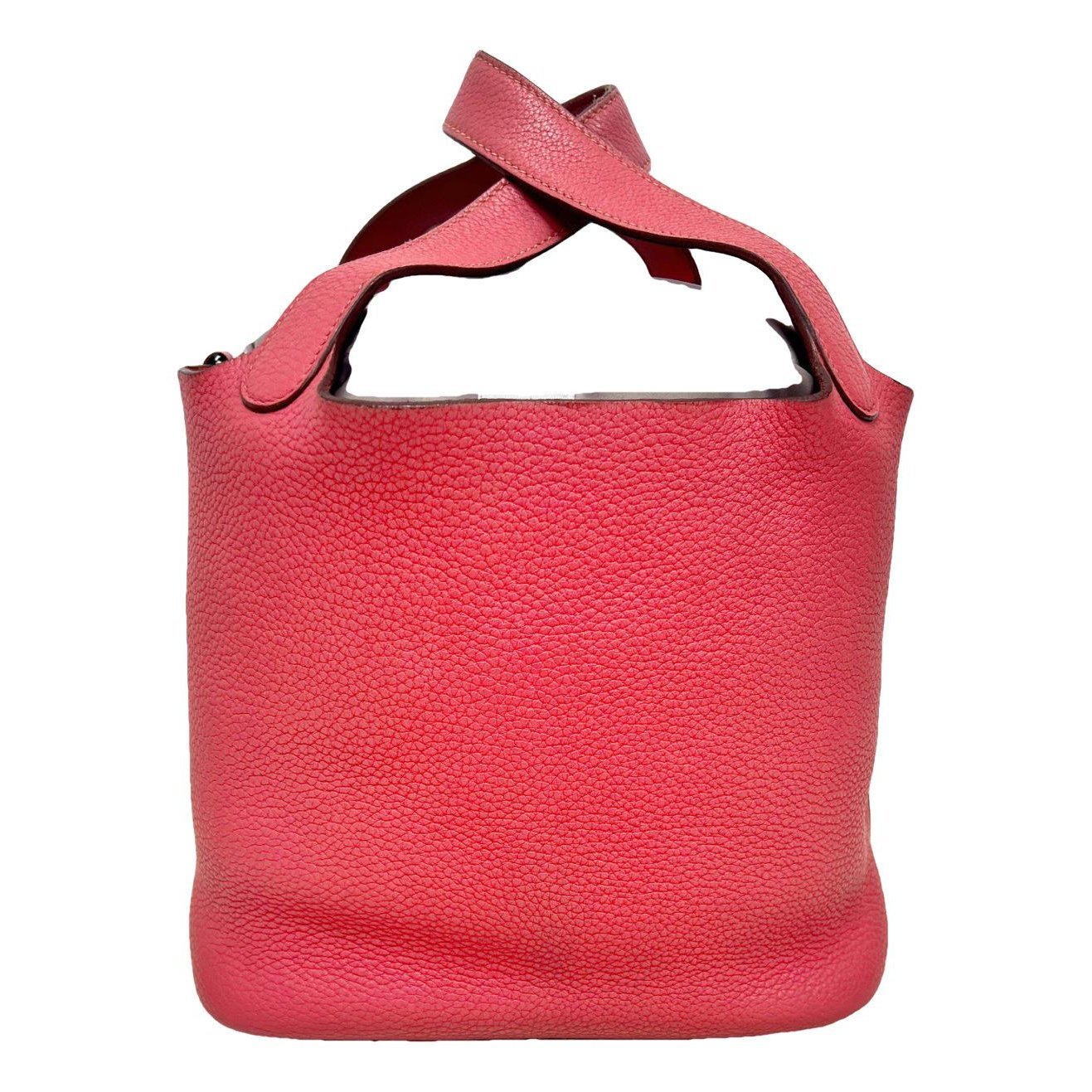 Picotin leather handbag
