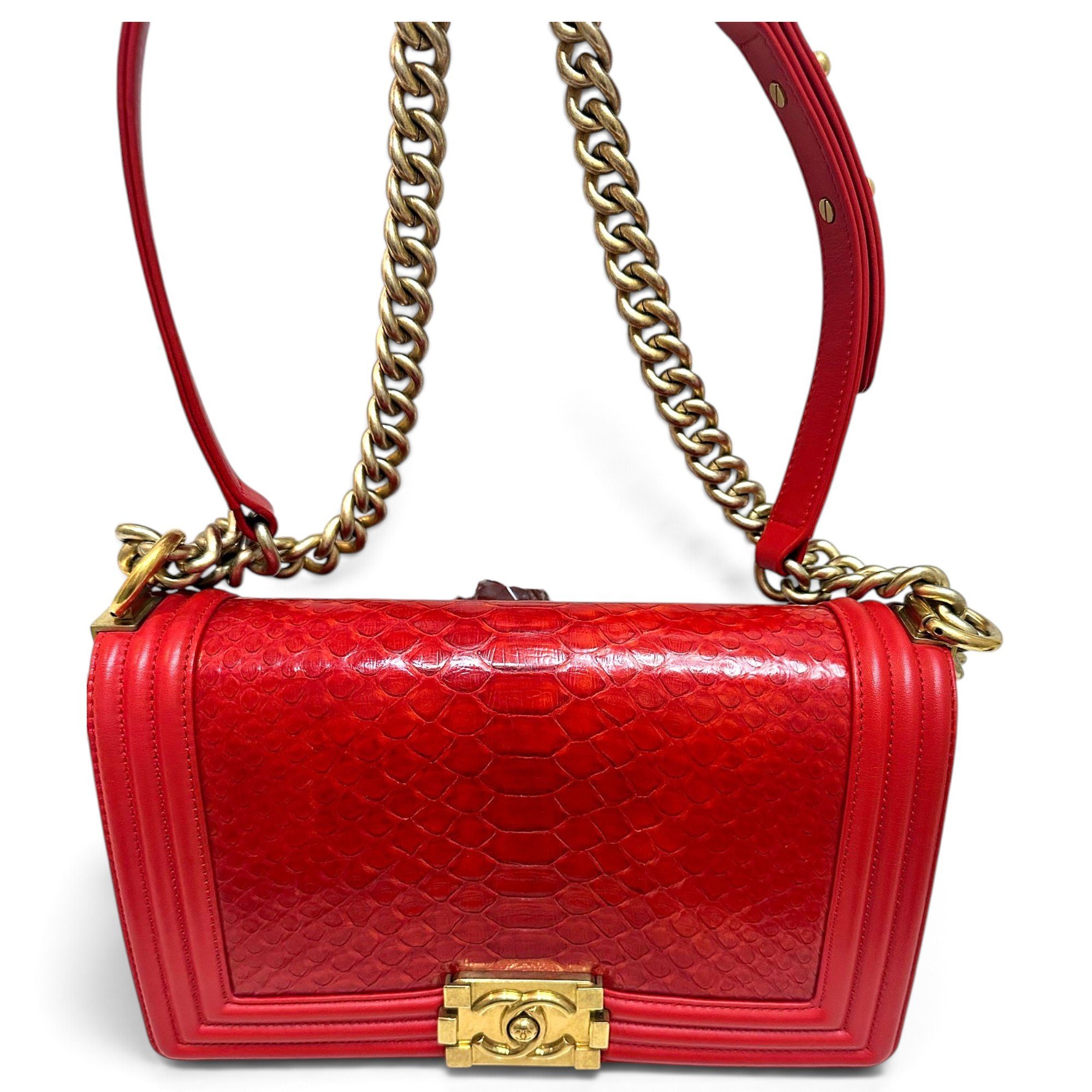 Boy python handbag