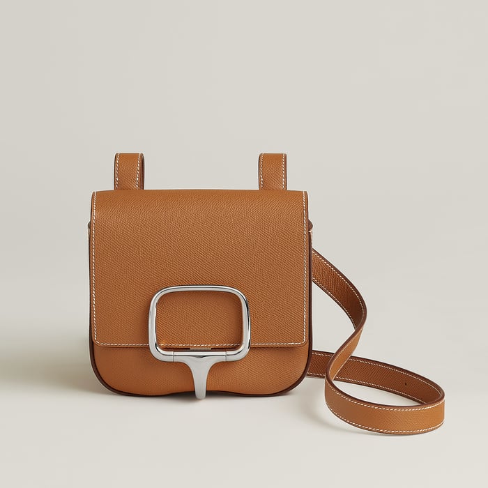 Gold Sac Hermès Della Cavalleria Mini II