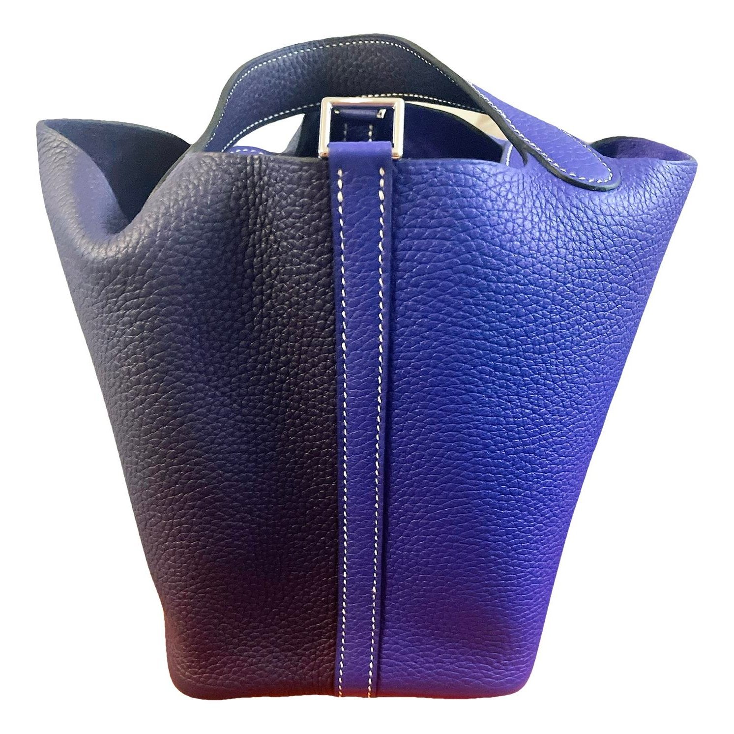 Picotin leather tote