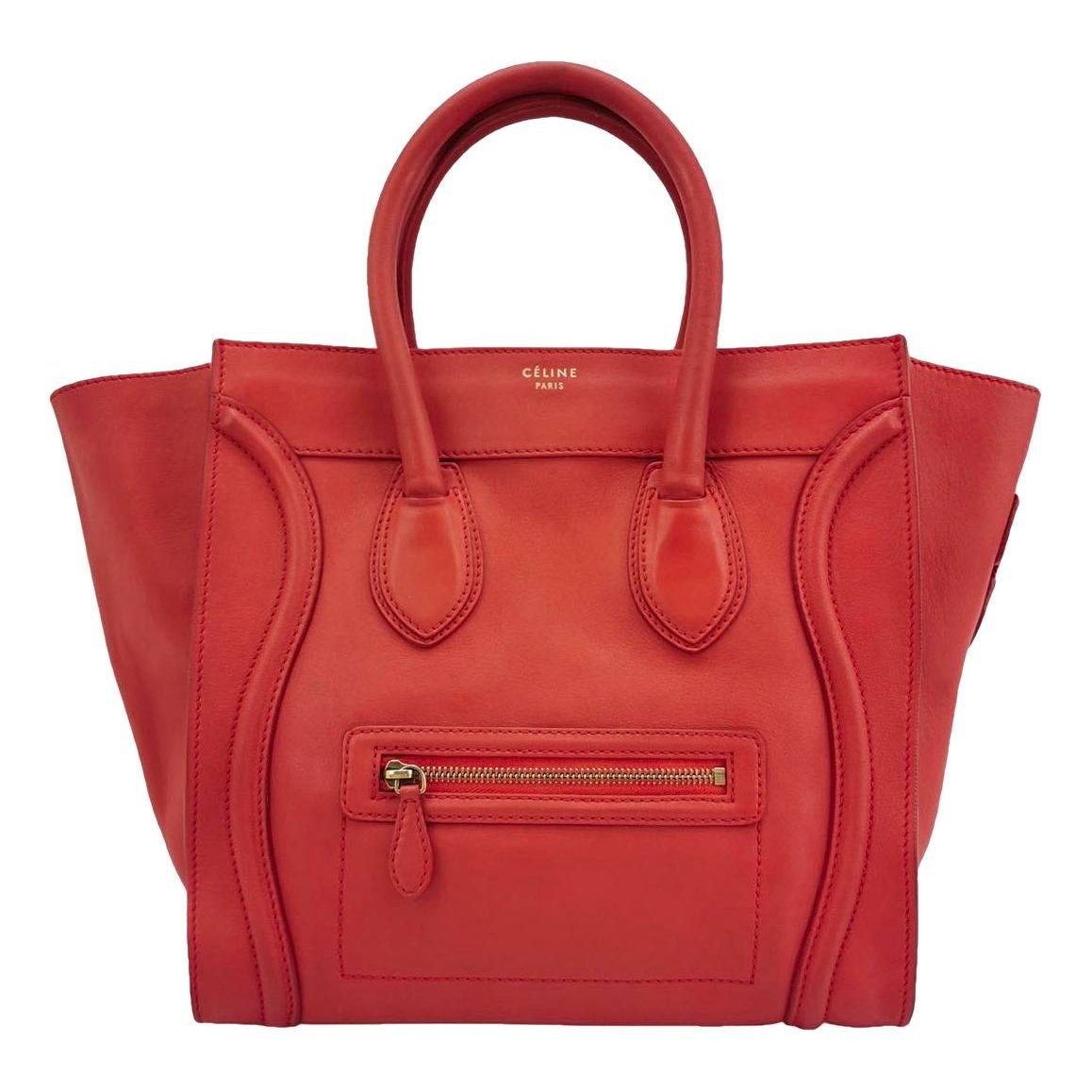 Luggage leather handbag