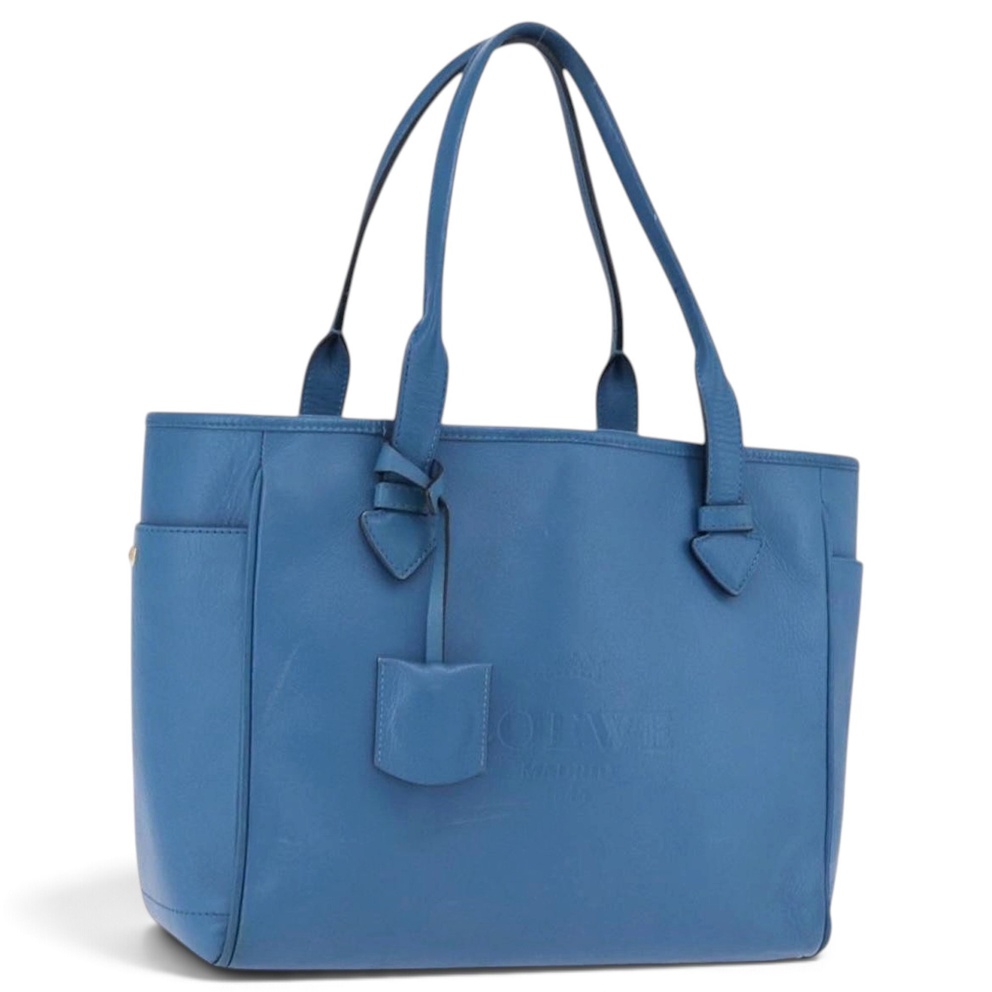 Leather tote