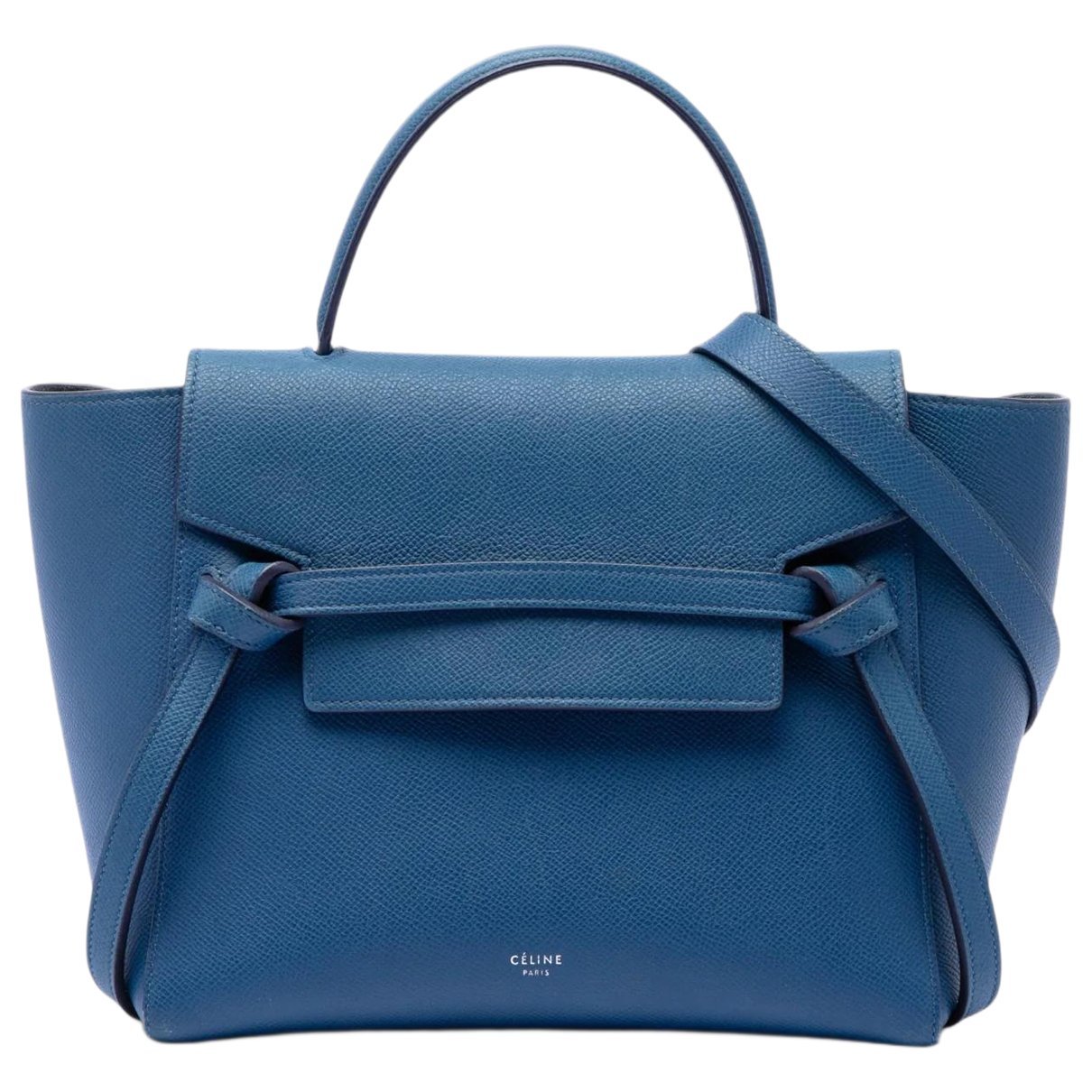 Belt leather satchel