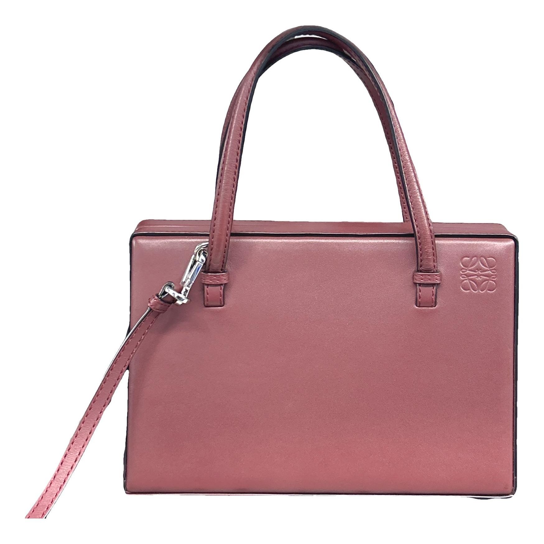Postal leather handbag