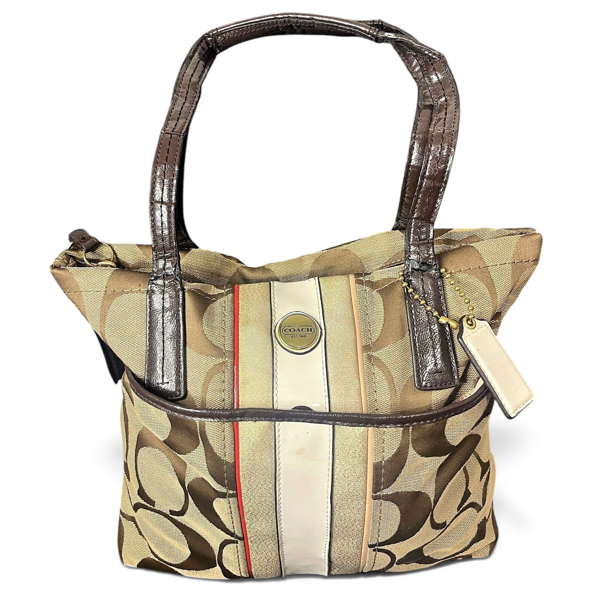 Leather tote