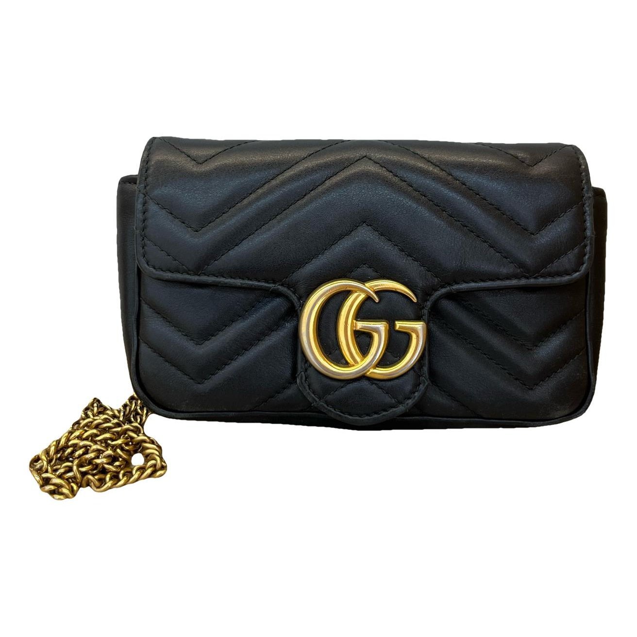 GG Marmont Flap leather crossbody bag
